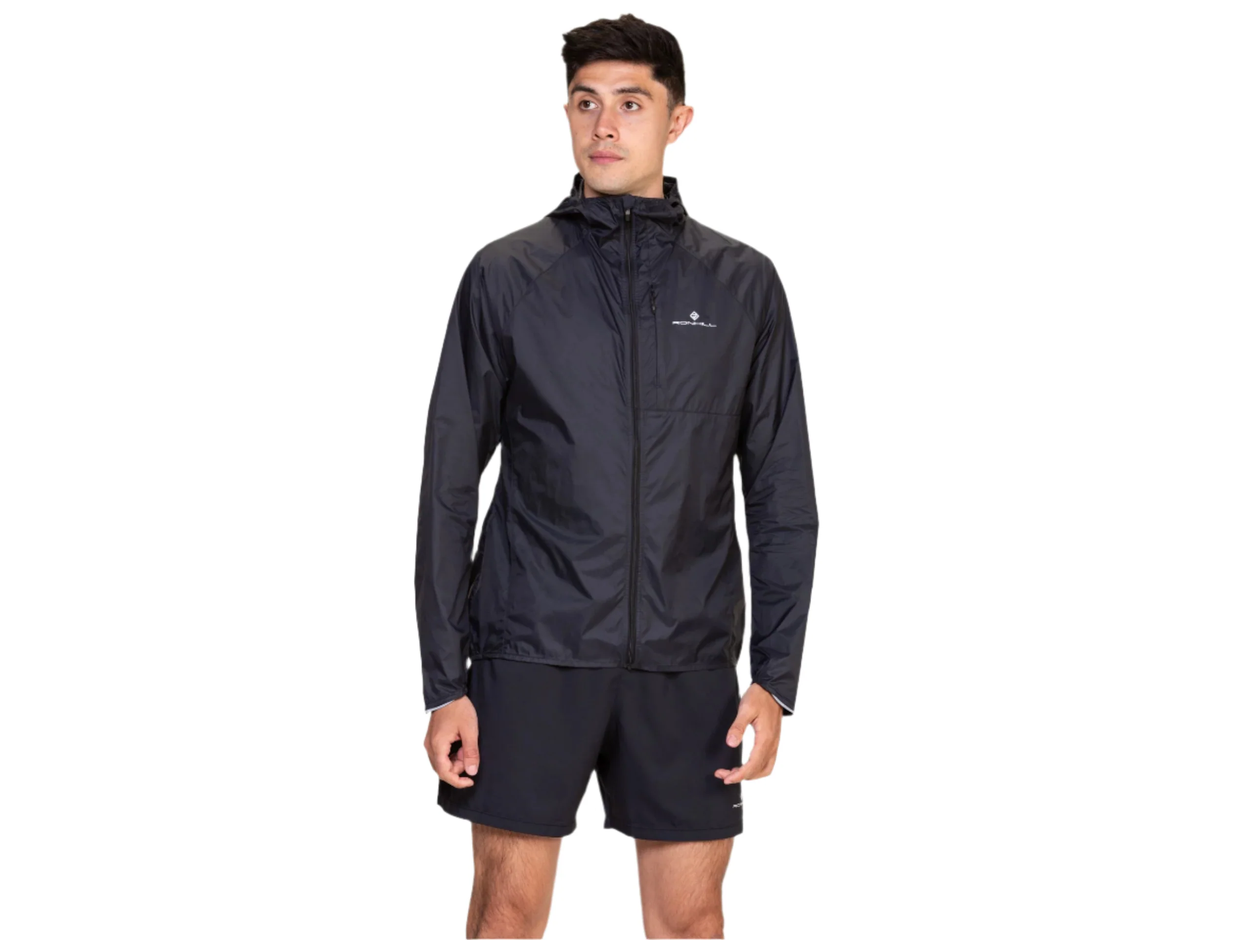 RonHill Mens Tech All Terrain 5" Short - All Black - Image 5