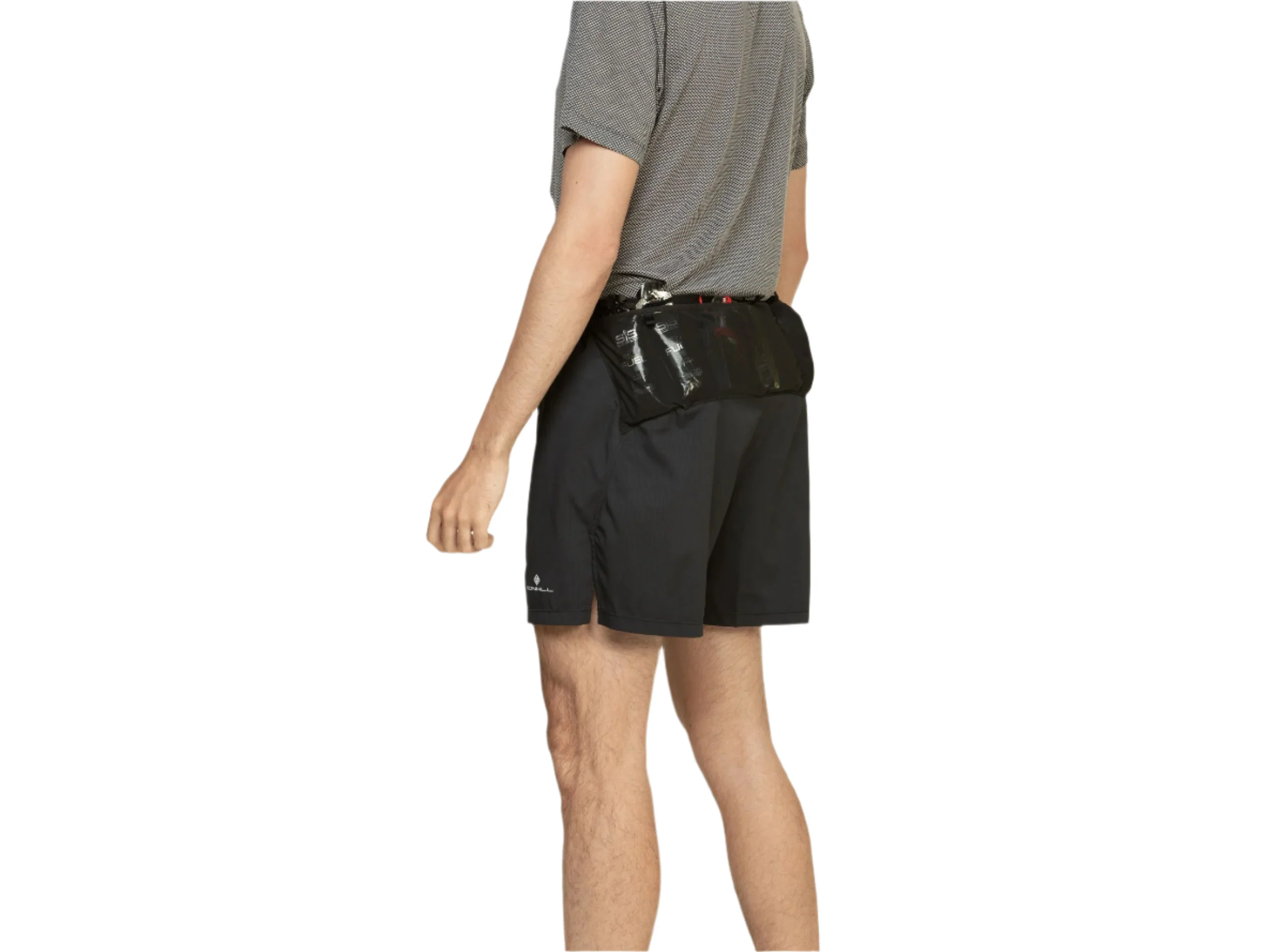 RonHill Mens Tech All Terrain 5" Short - All Black - Image 8