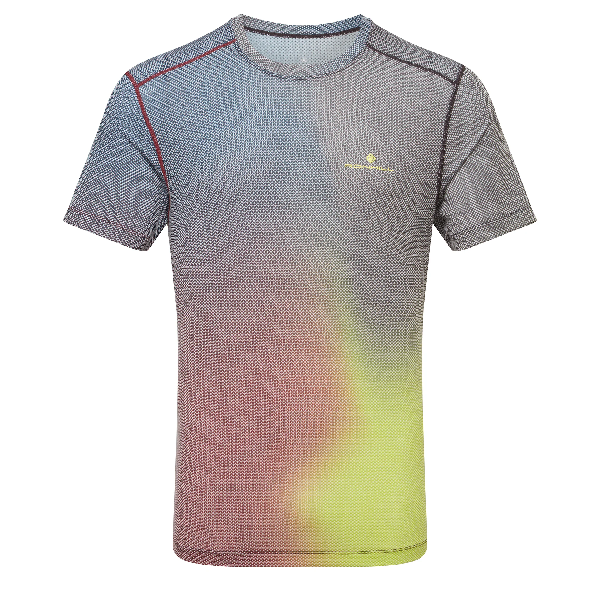 RonHill Mens Tech Golden Hour S/S Tee - Acid Merge - AW25