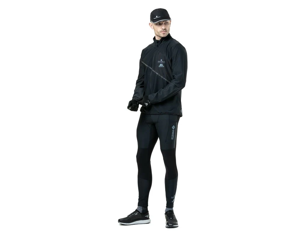 RonHill Mens Tech Gore-Tex Windstopper Jacket - All Black - AW25 - Image 3