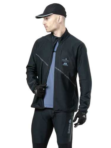 RonHill Mens Tech Gore-Tex Windstopper Jacket - All Black - AW25 - Image 6