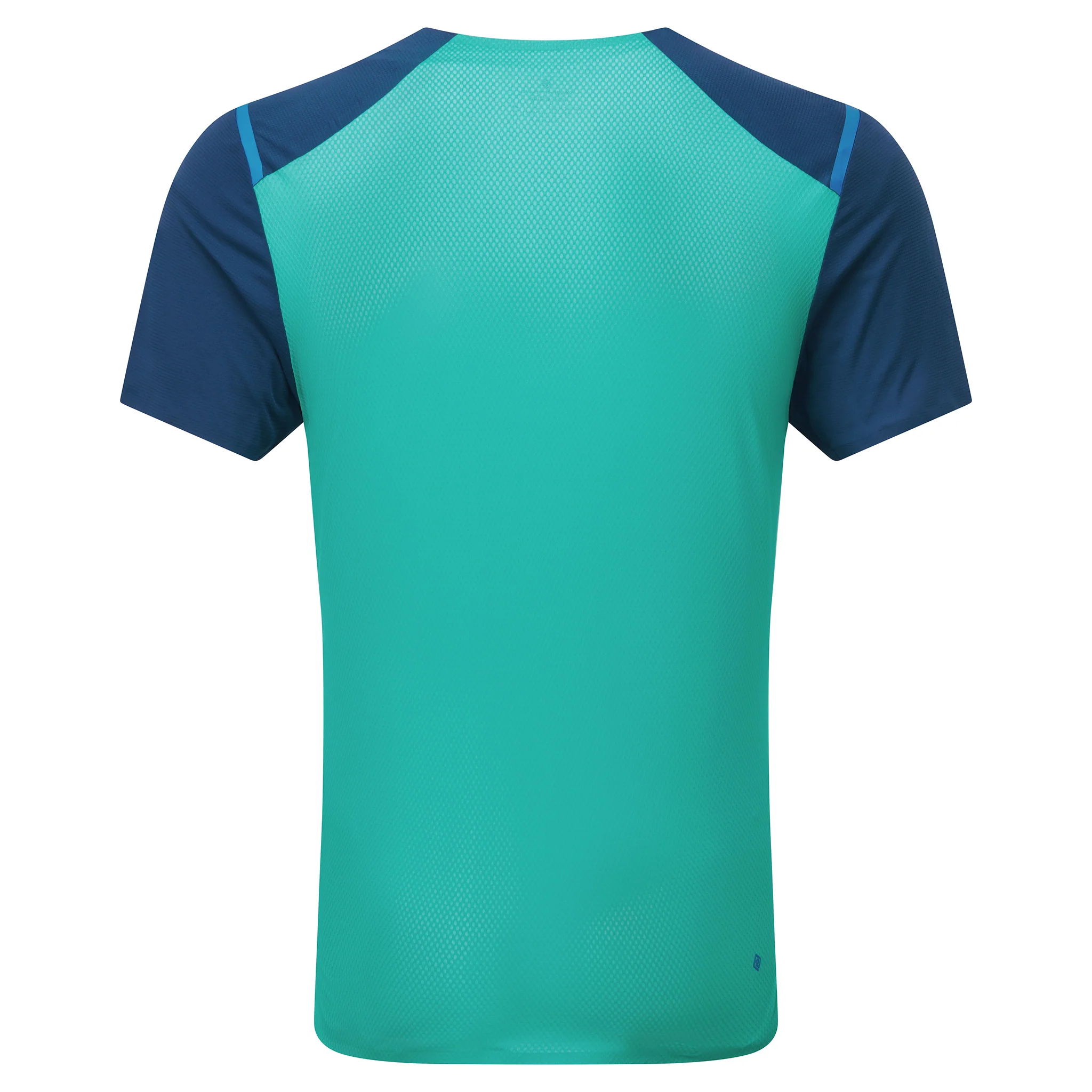 RonHill Mens Tech Race S/S Tee - Dark Navy/ Deep Laguna - Image 2