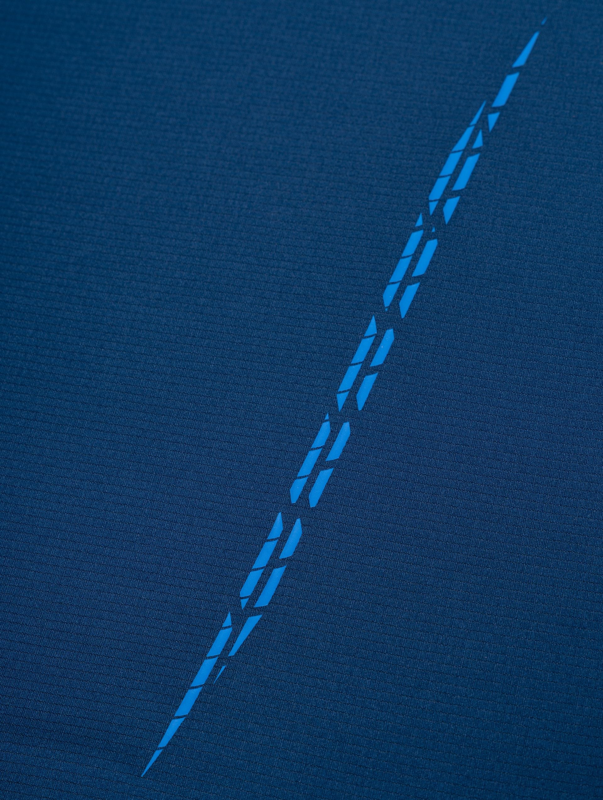 RonHill Mens Tech Race S/S Tee - Dark Navy/ Deep Laguna - Image 6