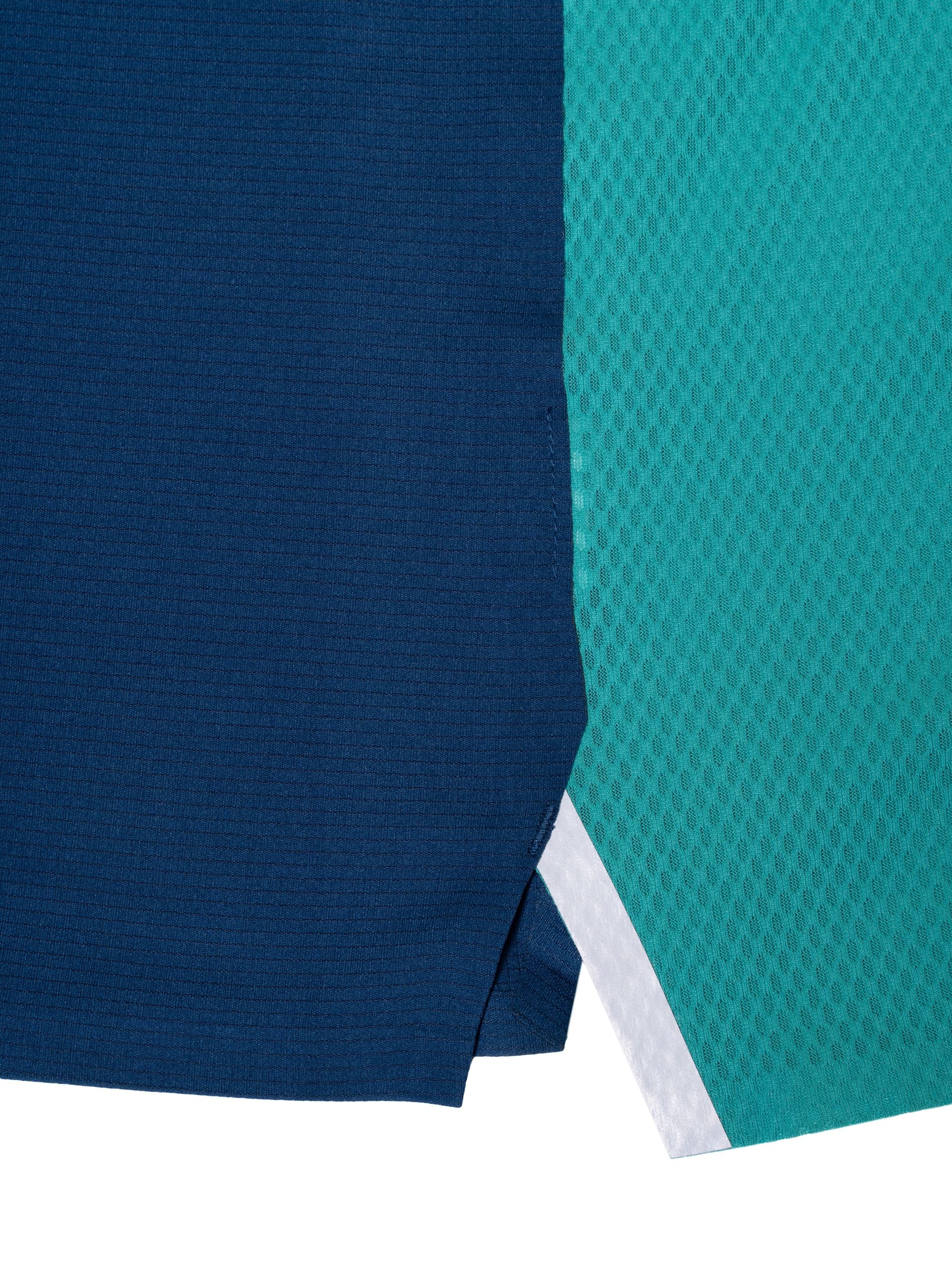 RonHill Mens Tech Race S/S Tee - Dark Navy/ Deep Laguna - Image 7