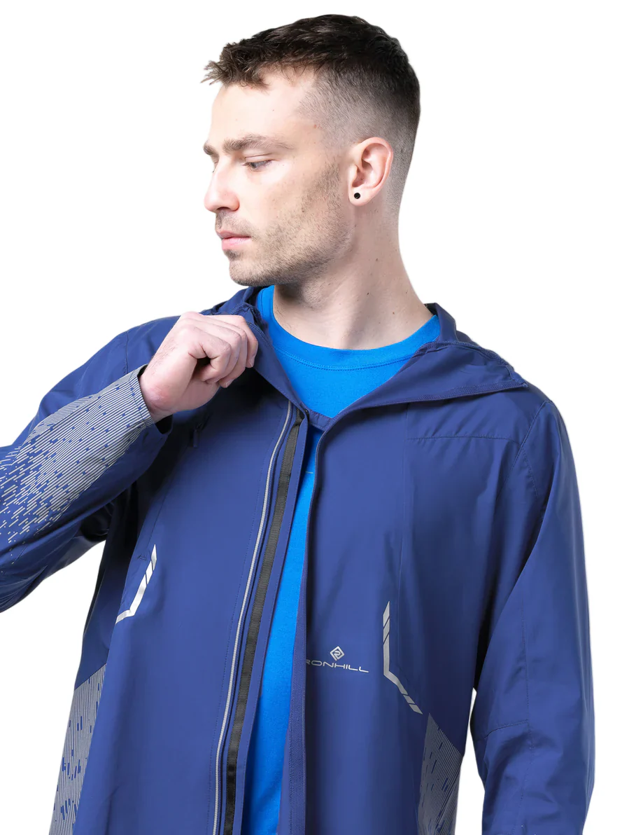RonHill Mens Tech Reflect Jacket - Ocean/Reflect - AW25 - Image 6