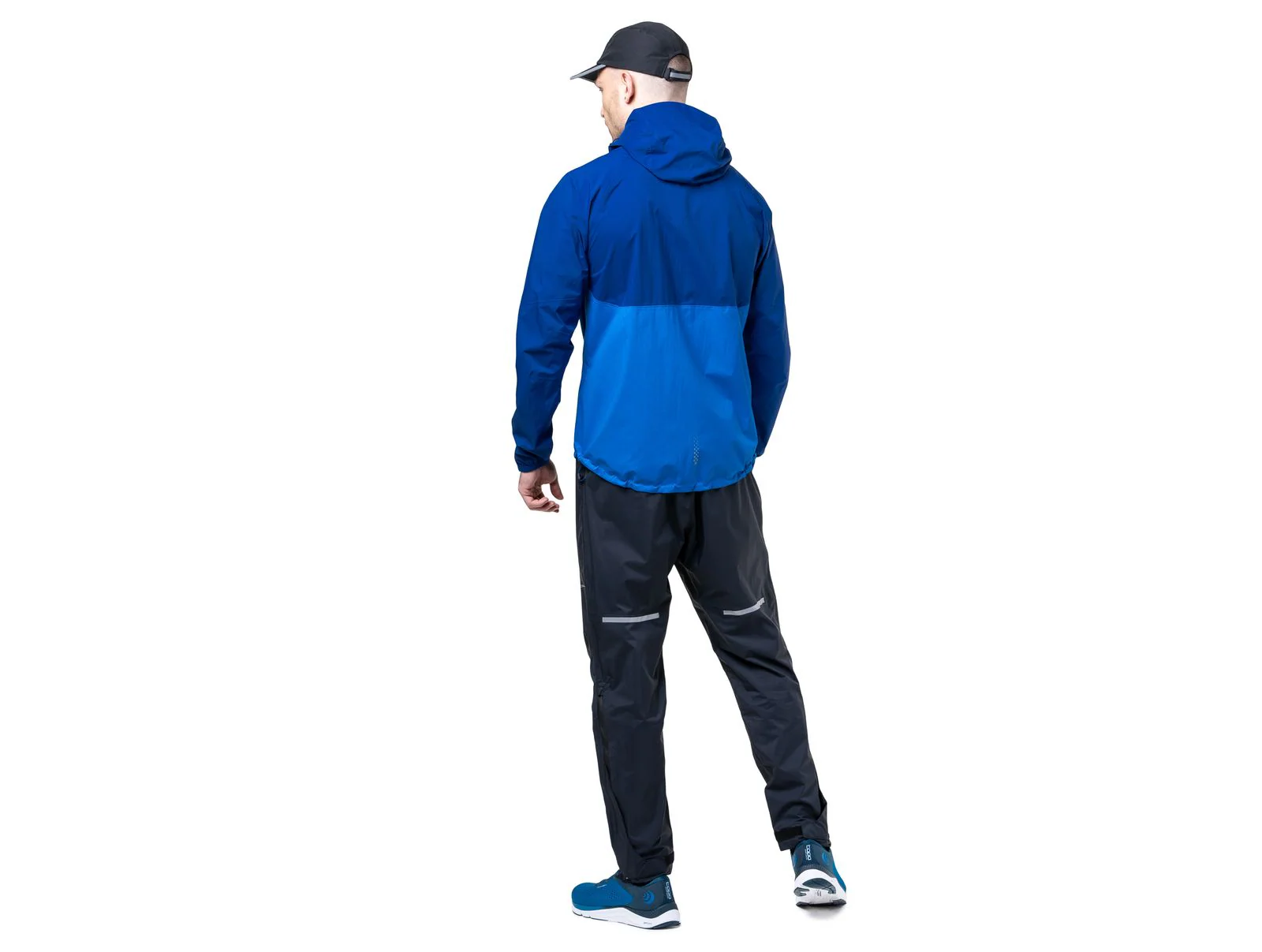 RonHill Mens Tech Storm Jacket Waterproof - Ocean/Electric Blue - Image 6