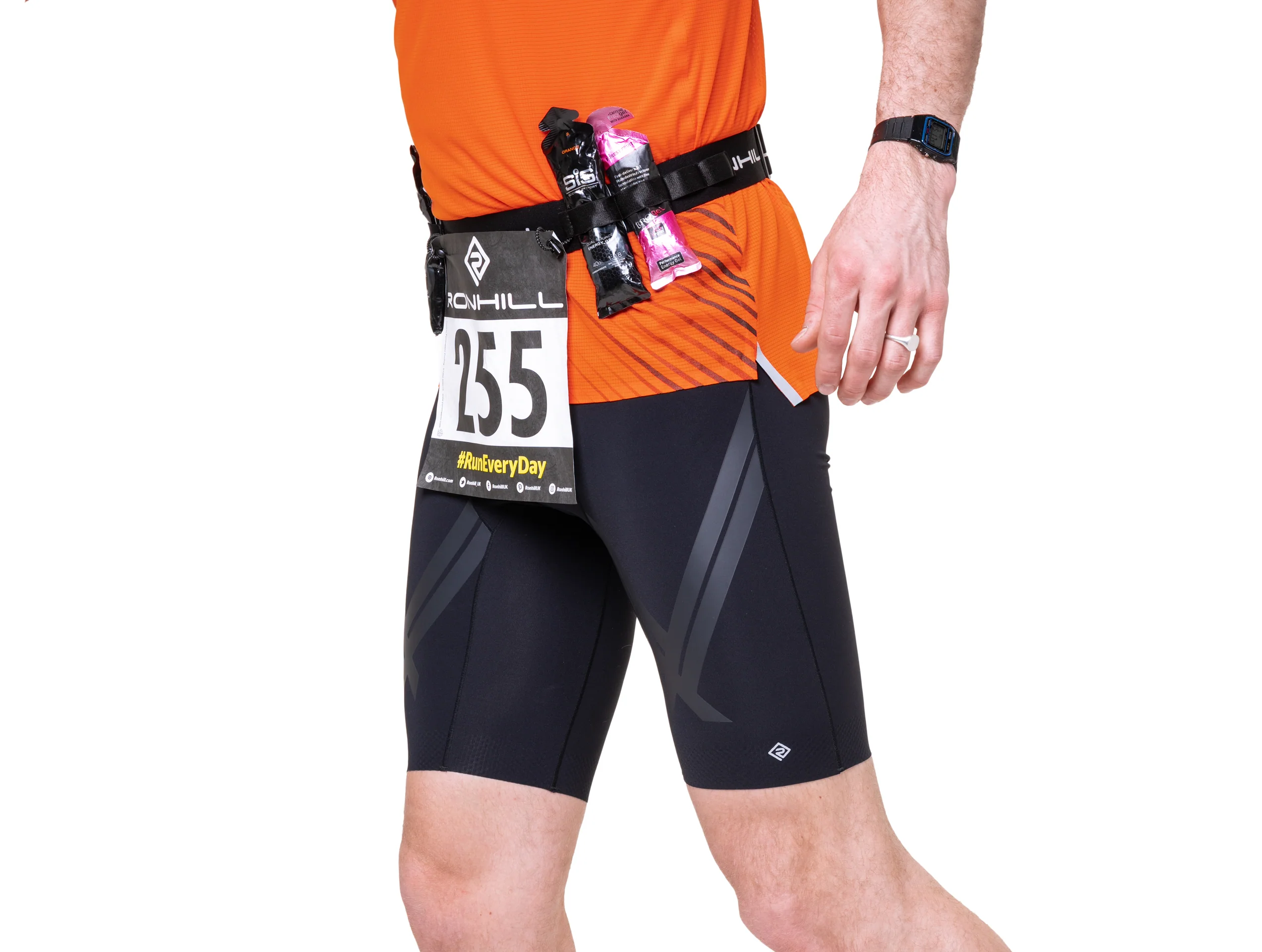 RonHill Race Number Belt - Black - SS26 - Image 3