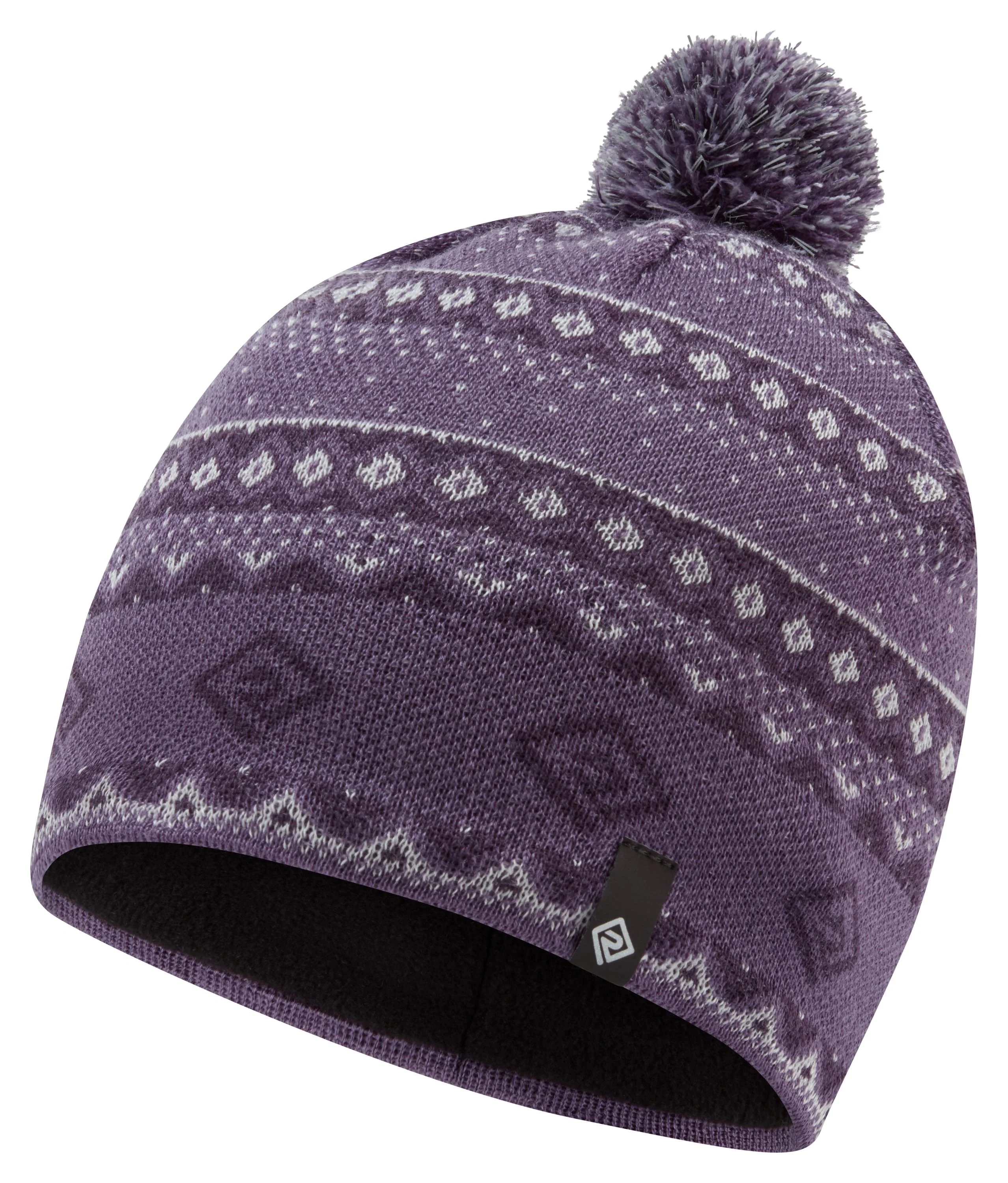 RonHill Winter Bobble Hat - Dark Iris/White - AW25