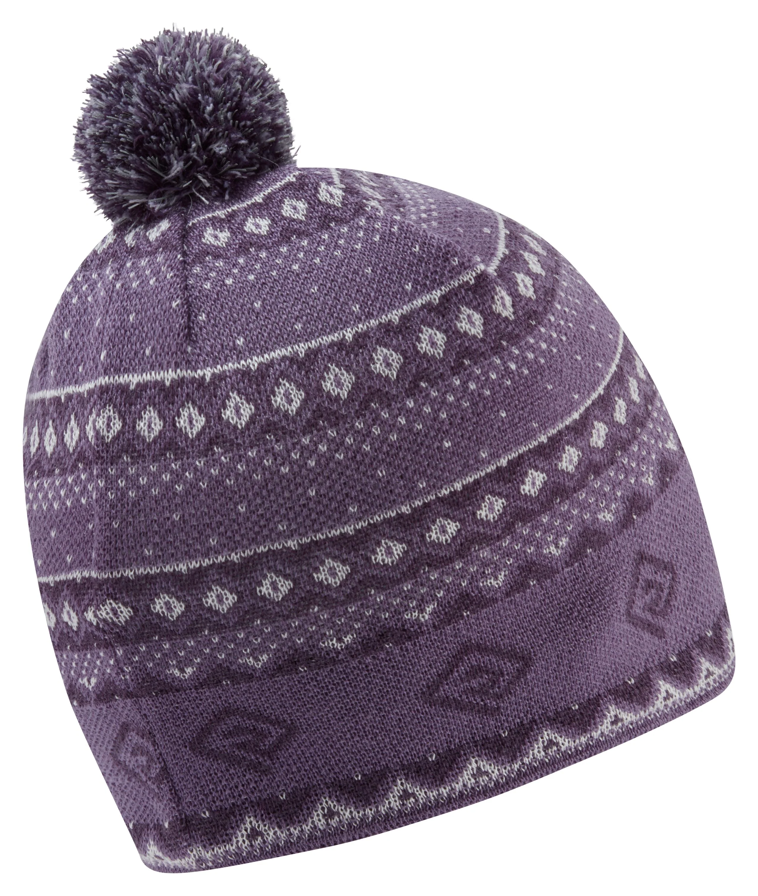 RonHill Winter Bobble Hat - Dark Iris/White - AW25 - Image 2