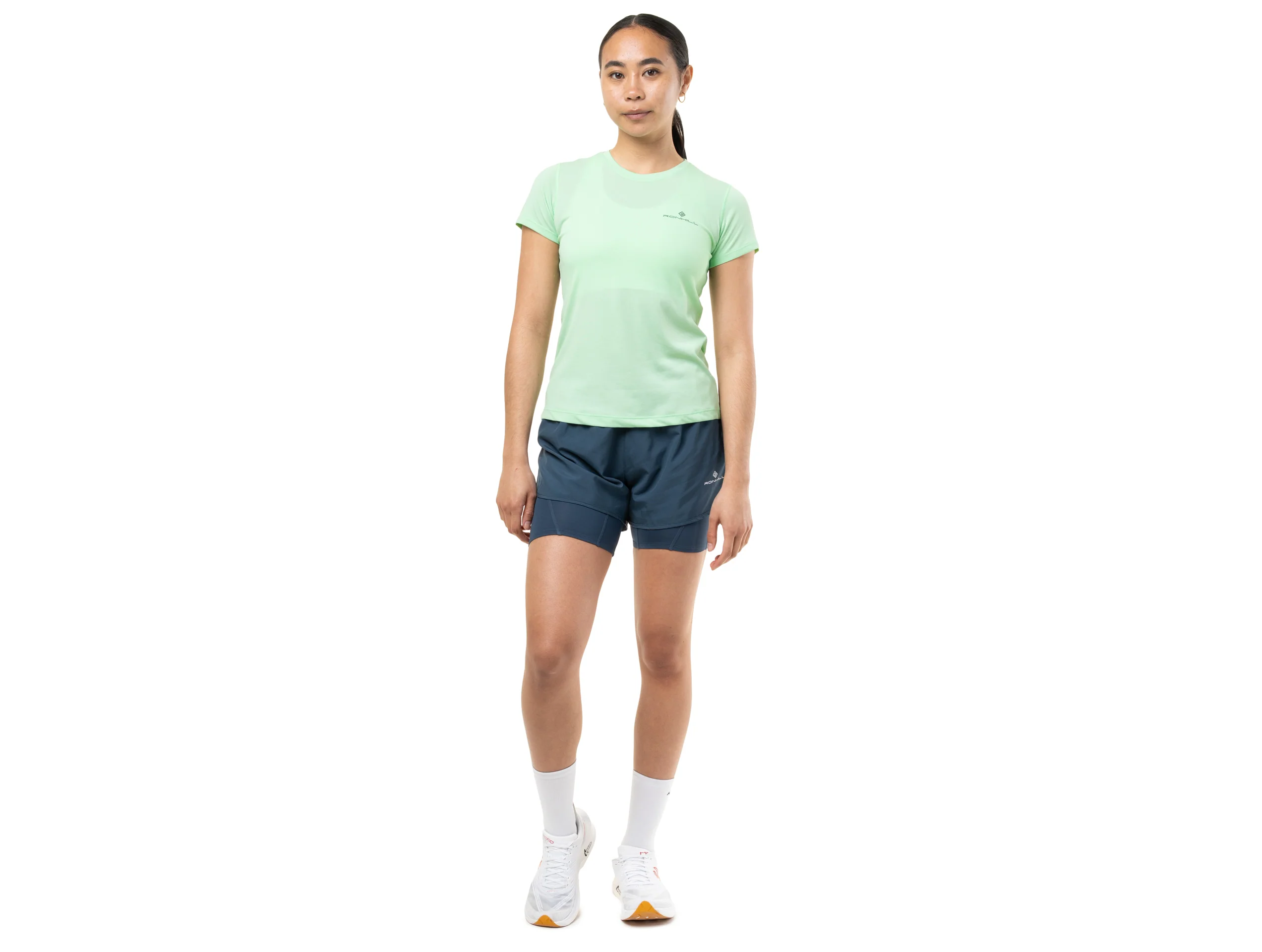 RonHill Womens Core S/S Tee - Seafoam/Laurel - SS26 - Image 3