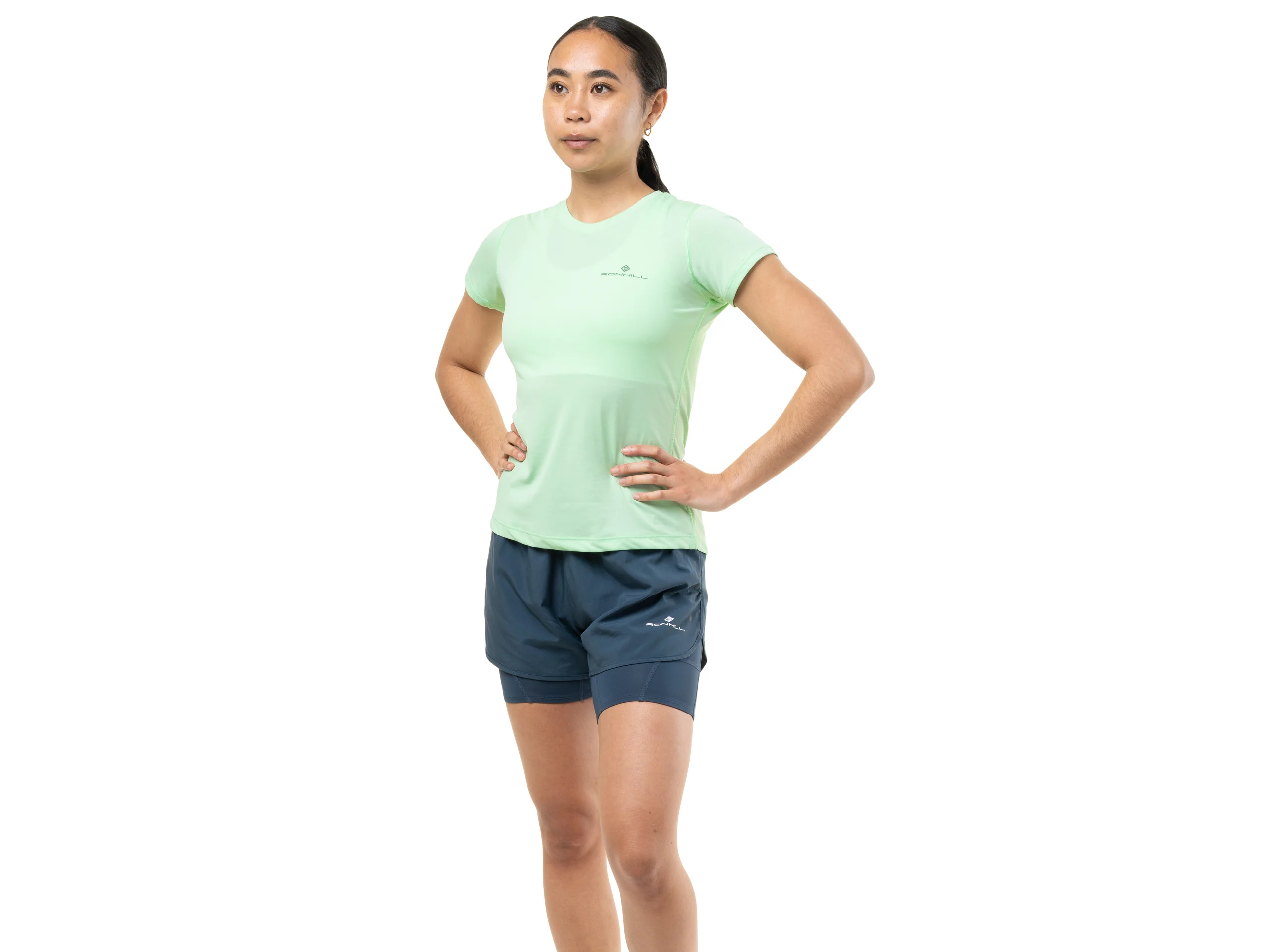 RonHill Womens Core S/S Tee - Seafoam/Laurel - SS26 - Image 4