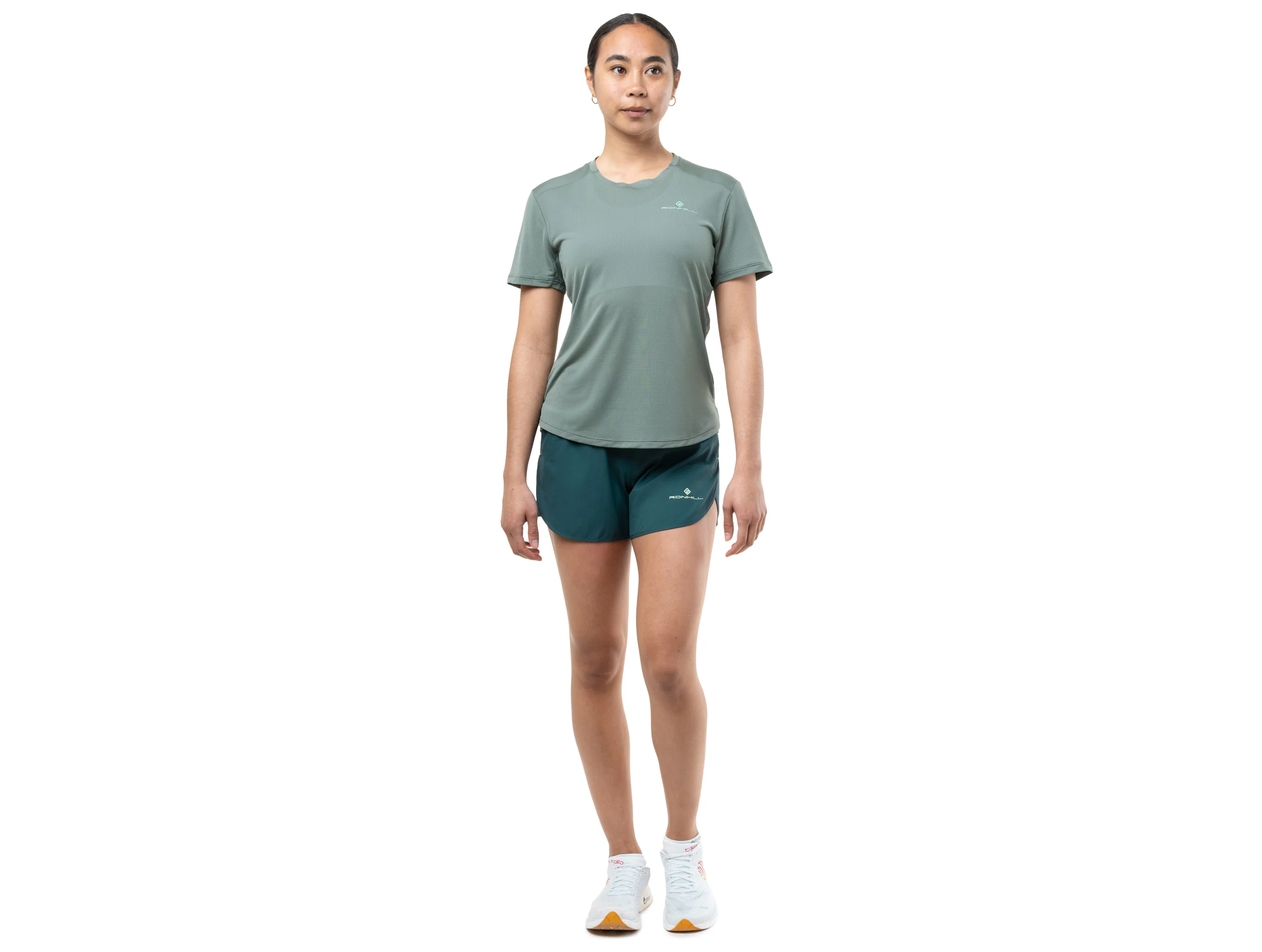 RonHill Womens Tech 4.5" Short - Evening Haze/Seafoam - SS26 - Image 3