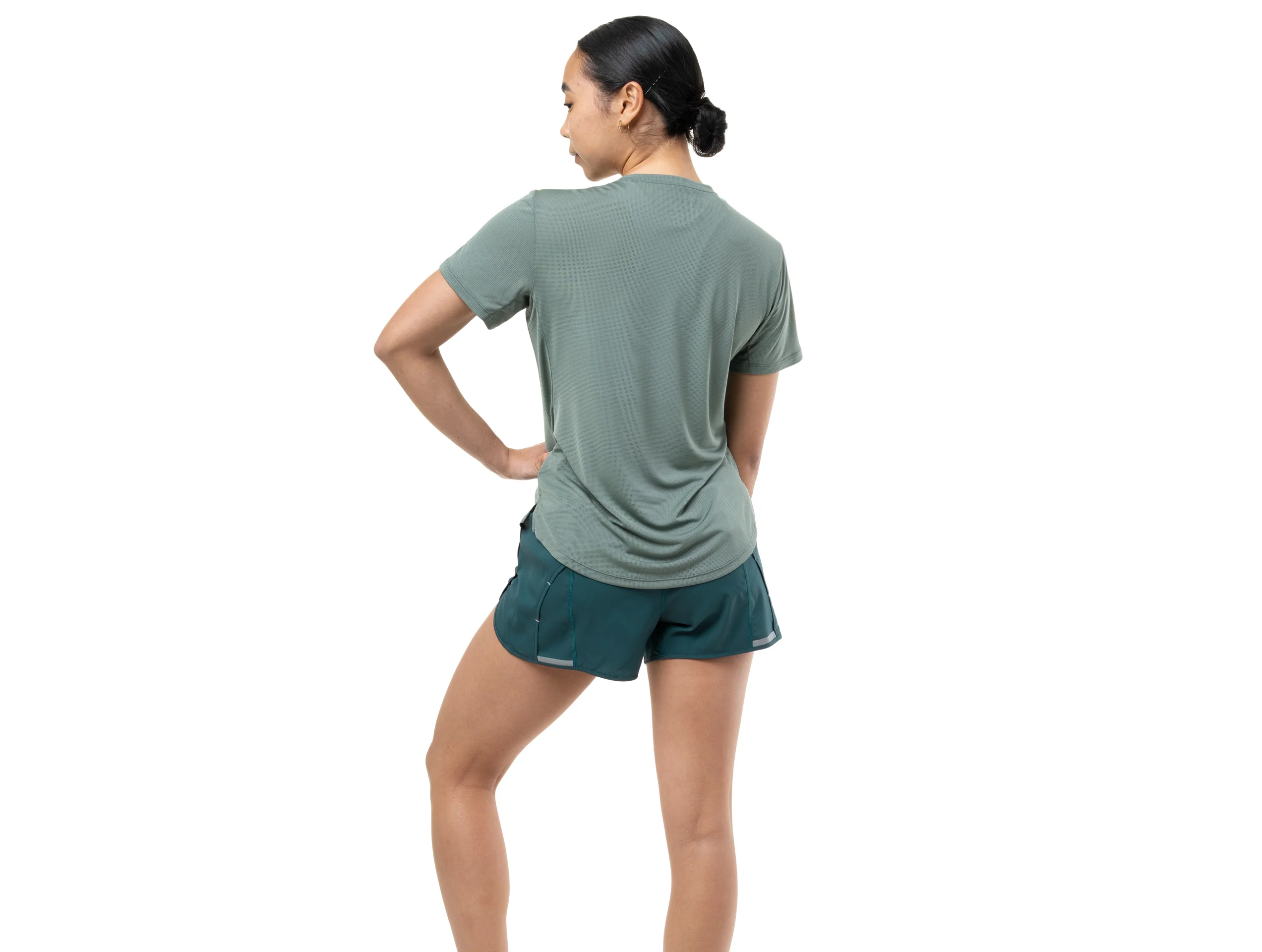 RonHill Womens Tech 4.5" Short - Evening Haze/Seafoam - SS26 - Image 7