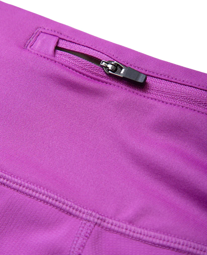 RonHill Womens Tech 4.5" Short - Fuschia / Honeydew - Image 4