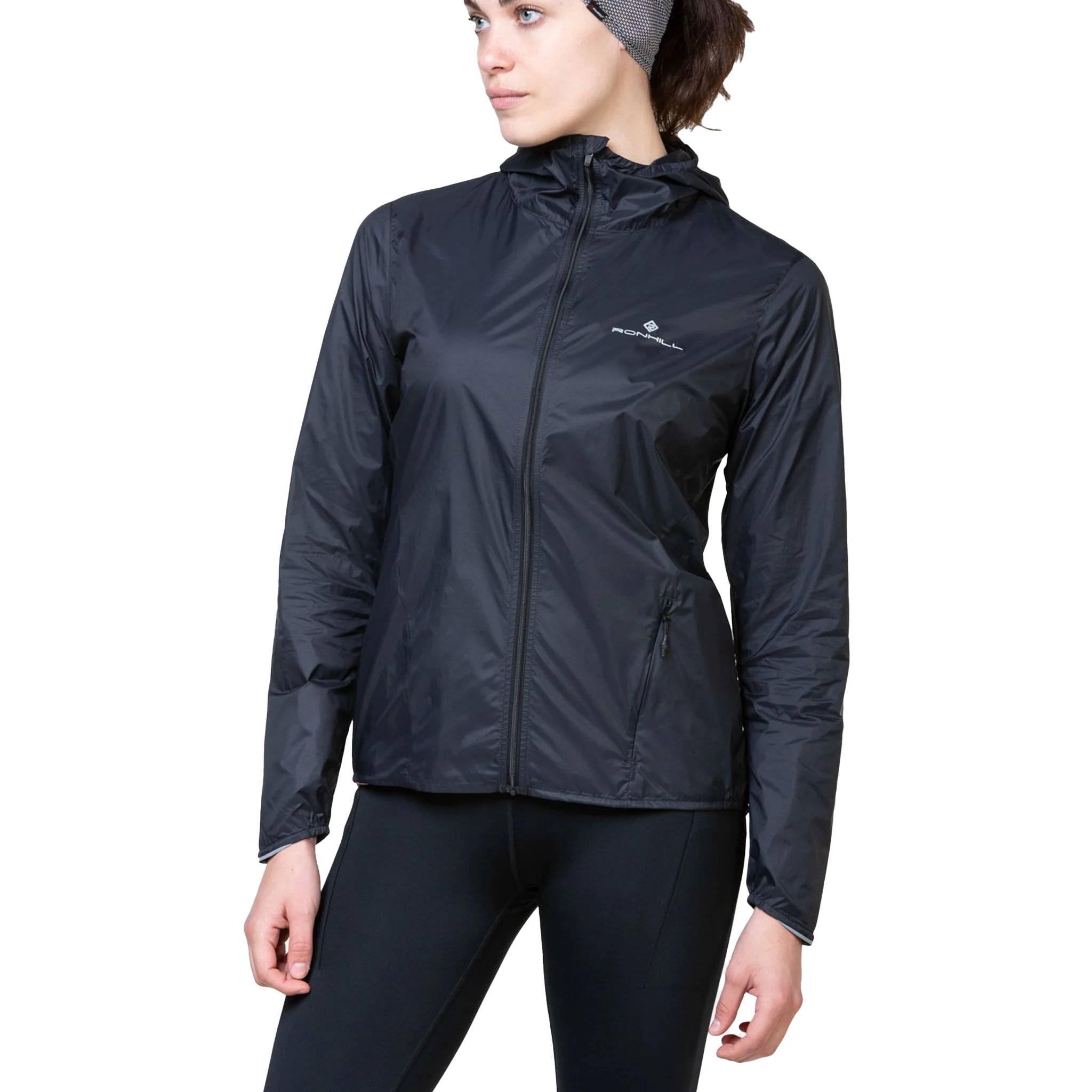 RonHill Womens Tech All-Terrain Jacket - All Black - Image 3