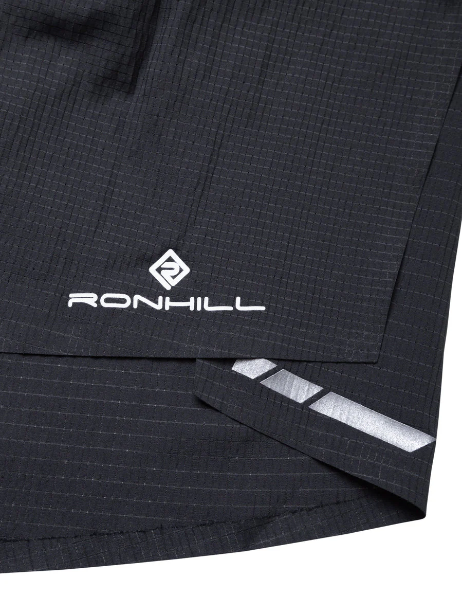 RonHill Womens Tech Race Short - All Black - AW25 - Image 3