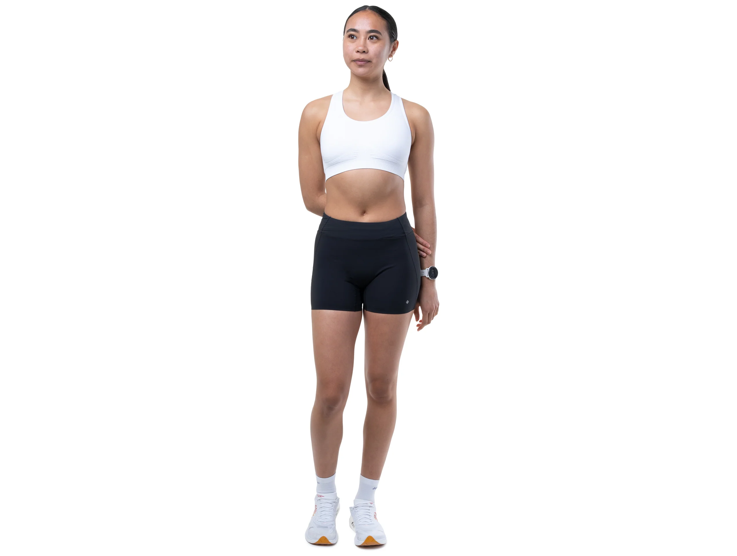 RonHill Womens Tech Race Stretch Short - All Black - SS26 - Image 3