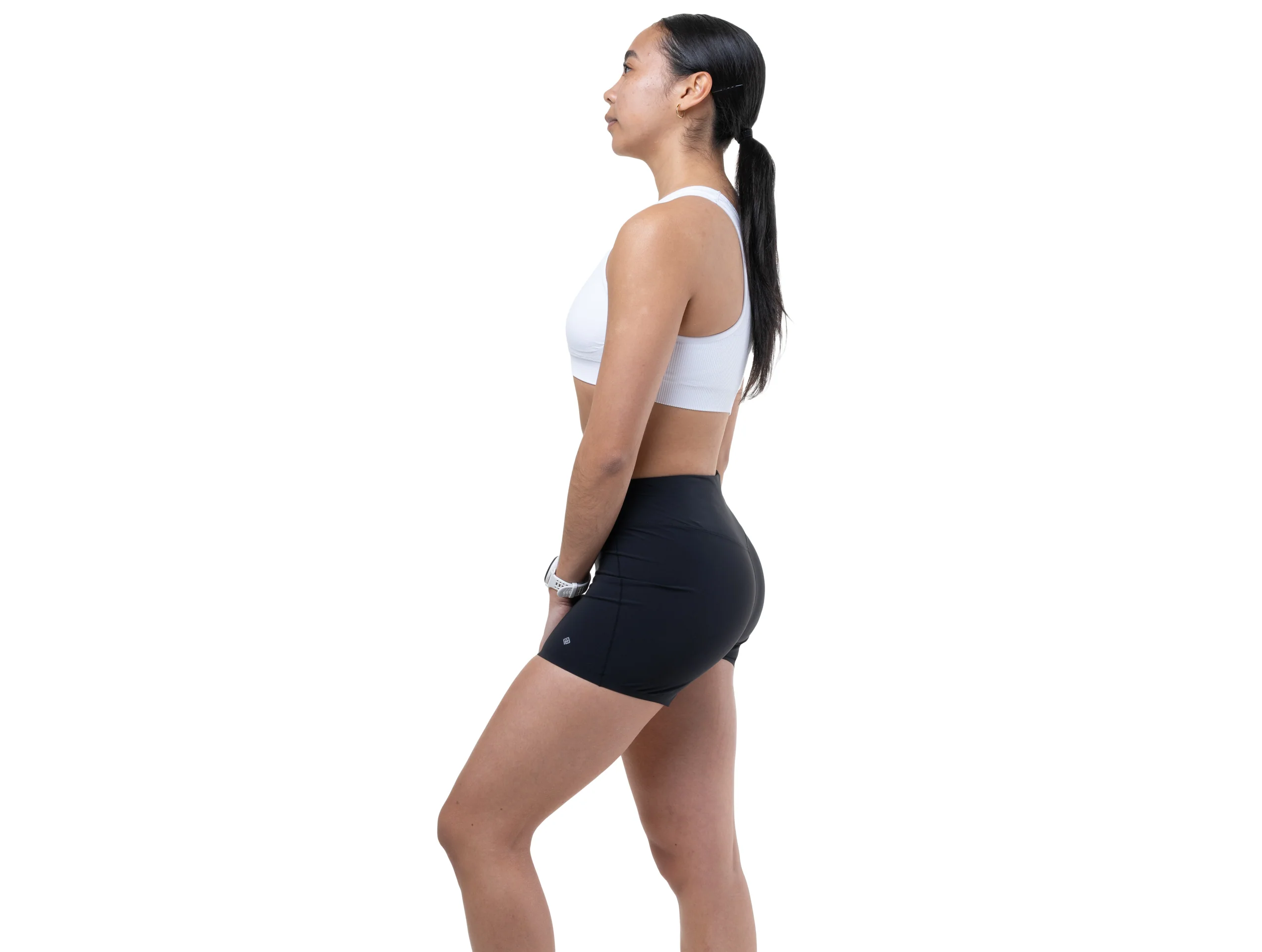RonHill Womens Tech Race Stretch Short - All Black - SS26 - Image 8