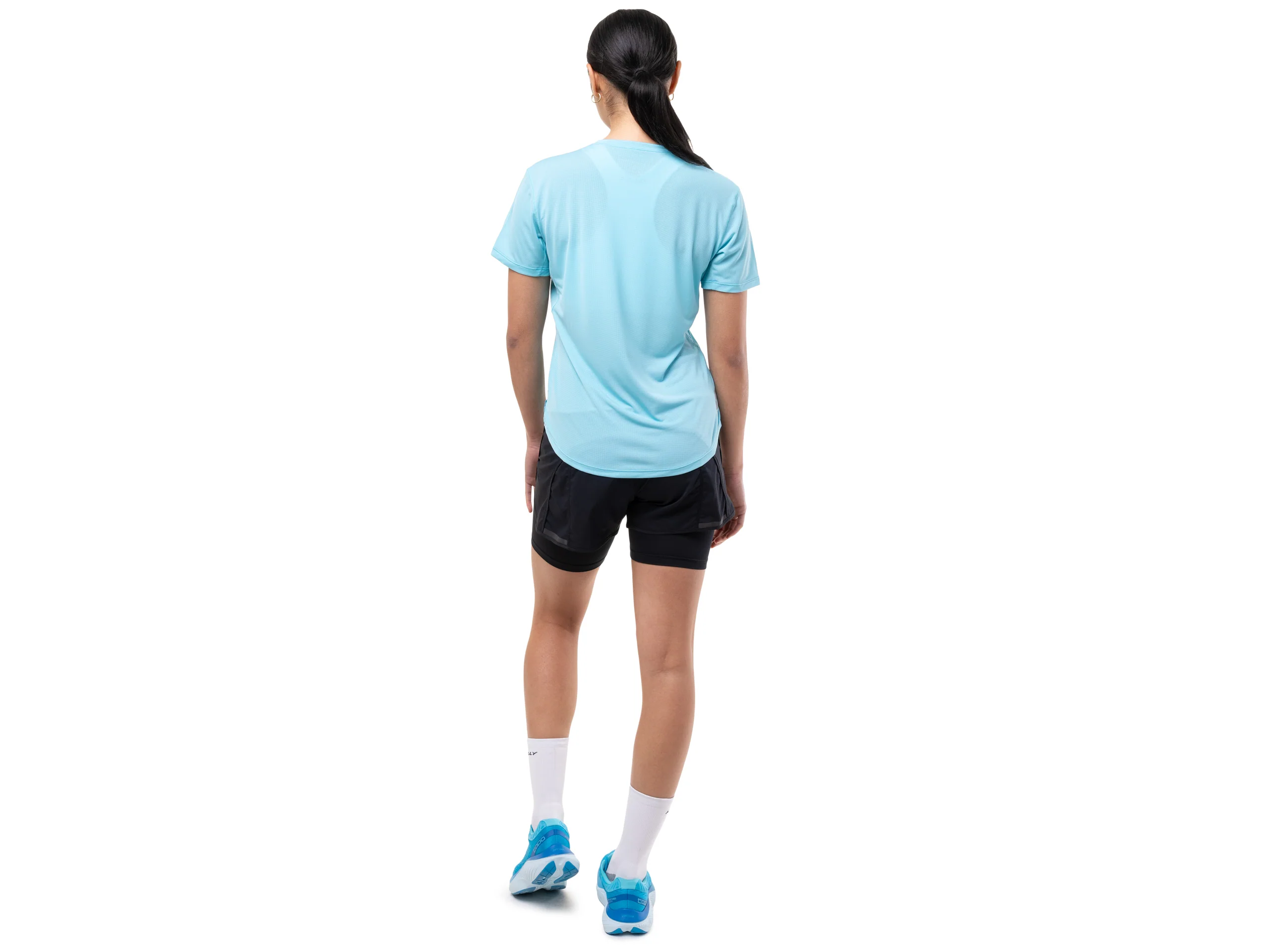 RonHill Womens Tech S/S Tee - Larimar/Exuberance - SS26 - Image 6