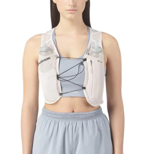 Salomon GRVL Concept Skin 2 Unisex Vest with Flasks - Silver Cloud - Image 3