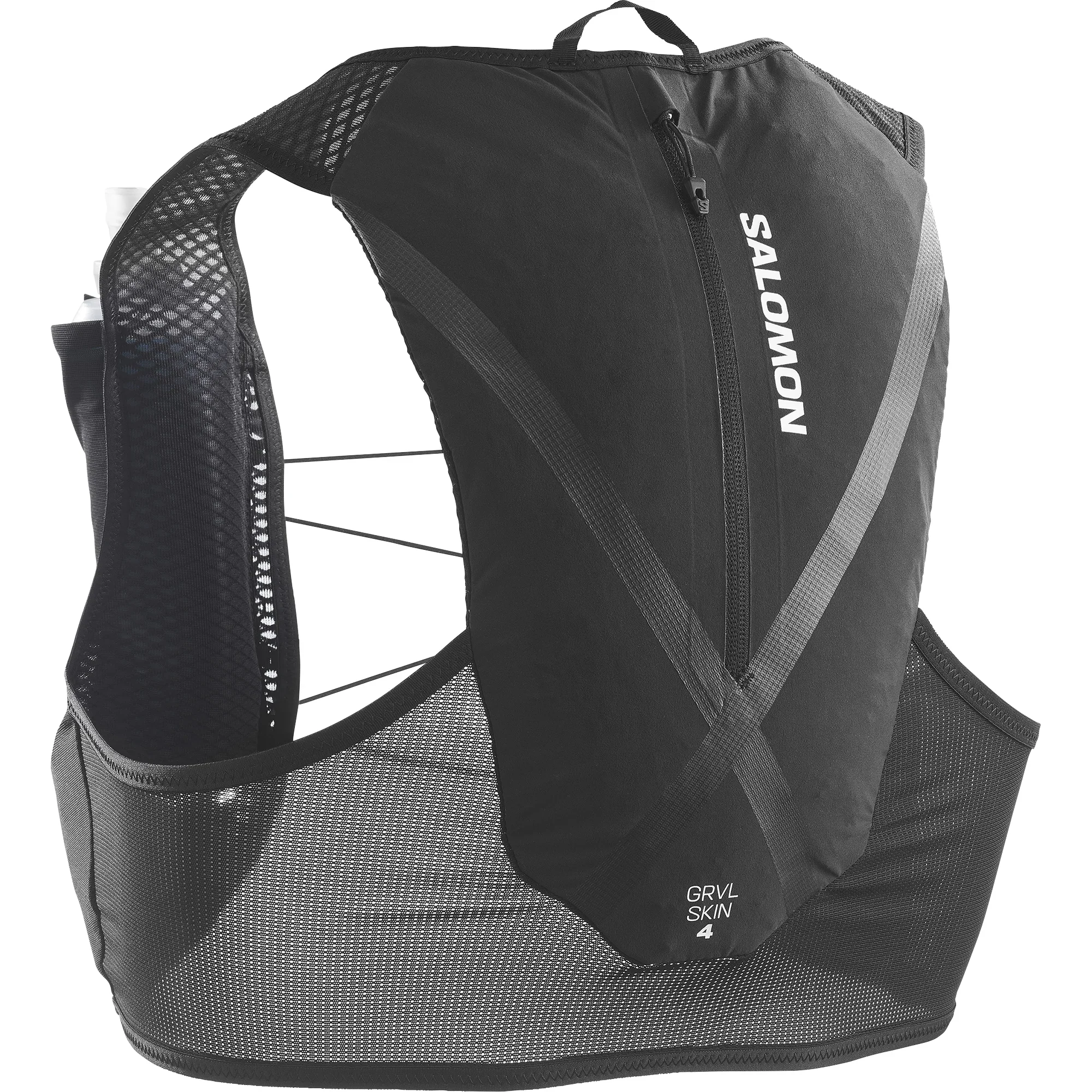 Salomon GRVL Skin 4 Unisex Vest with Flasks - Black