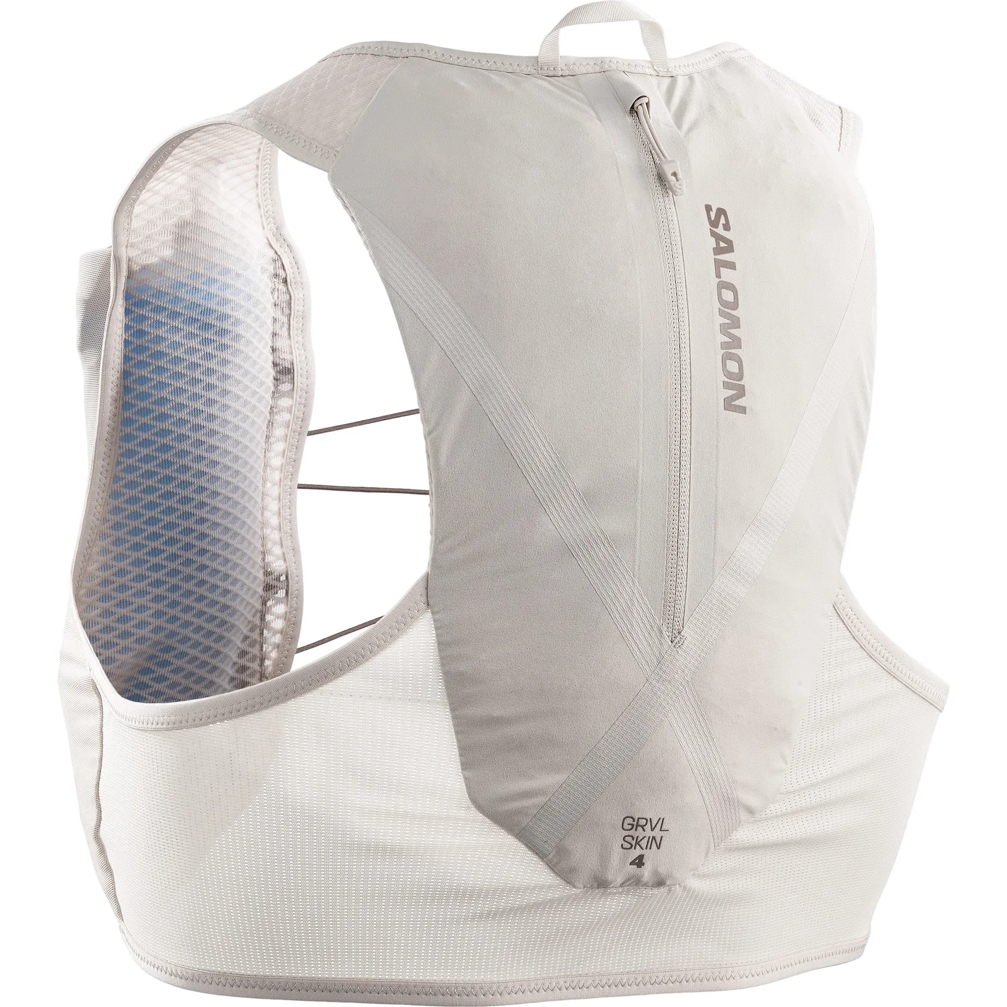 Salomon GRVL Skin 4 Unisex Vest with Flasks - Silver Cloud/Iron