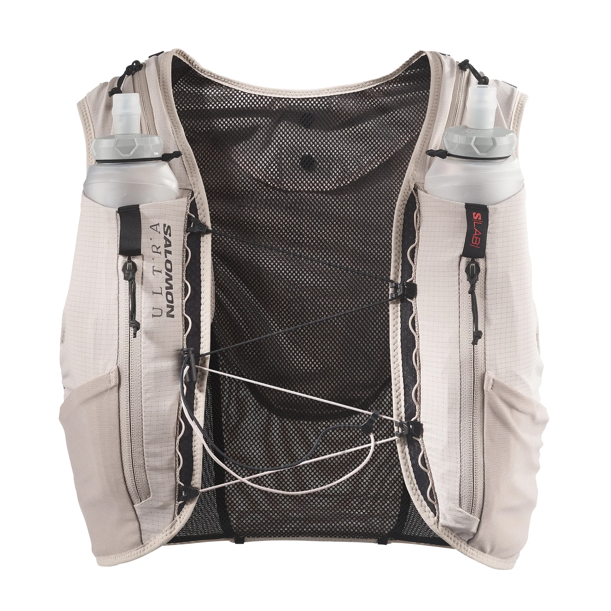 Salomon S/Lab Ultra 12 Vest with Flasks - Goat/Black - Image 2