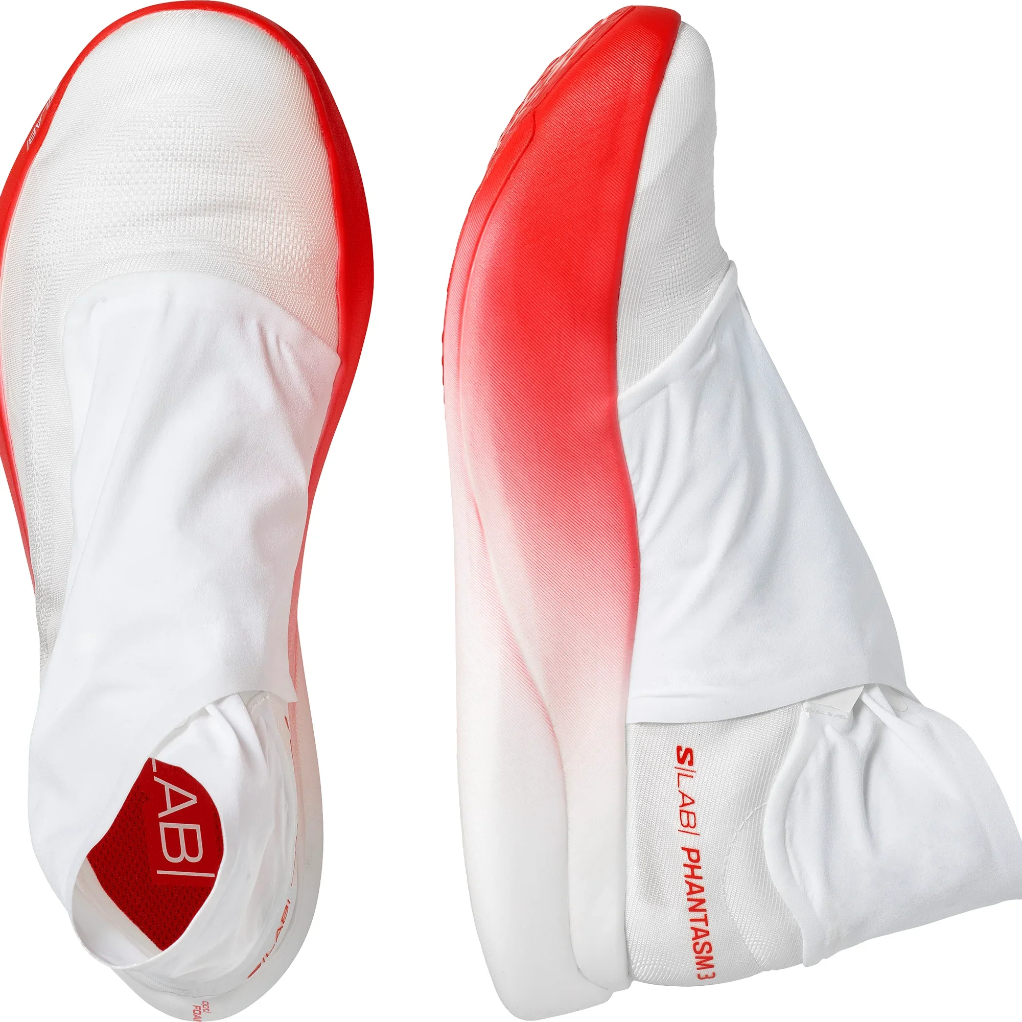 Salomon Unisex S/Lab Phantasm 3 - White/White/Fiery Red - Neutral - SS26 - Image 5