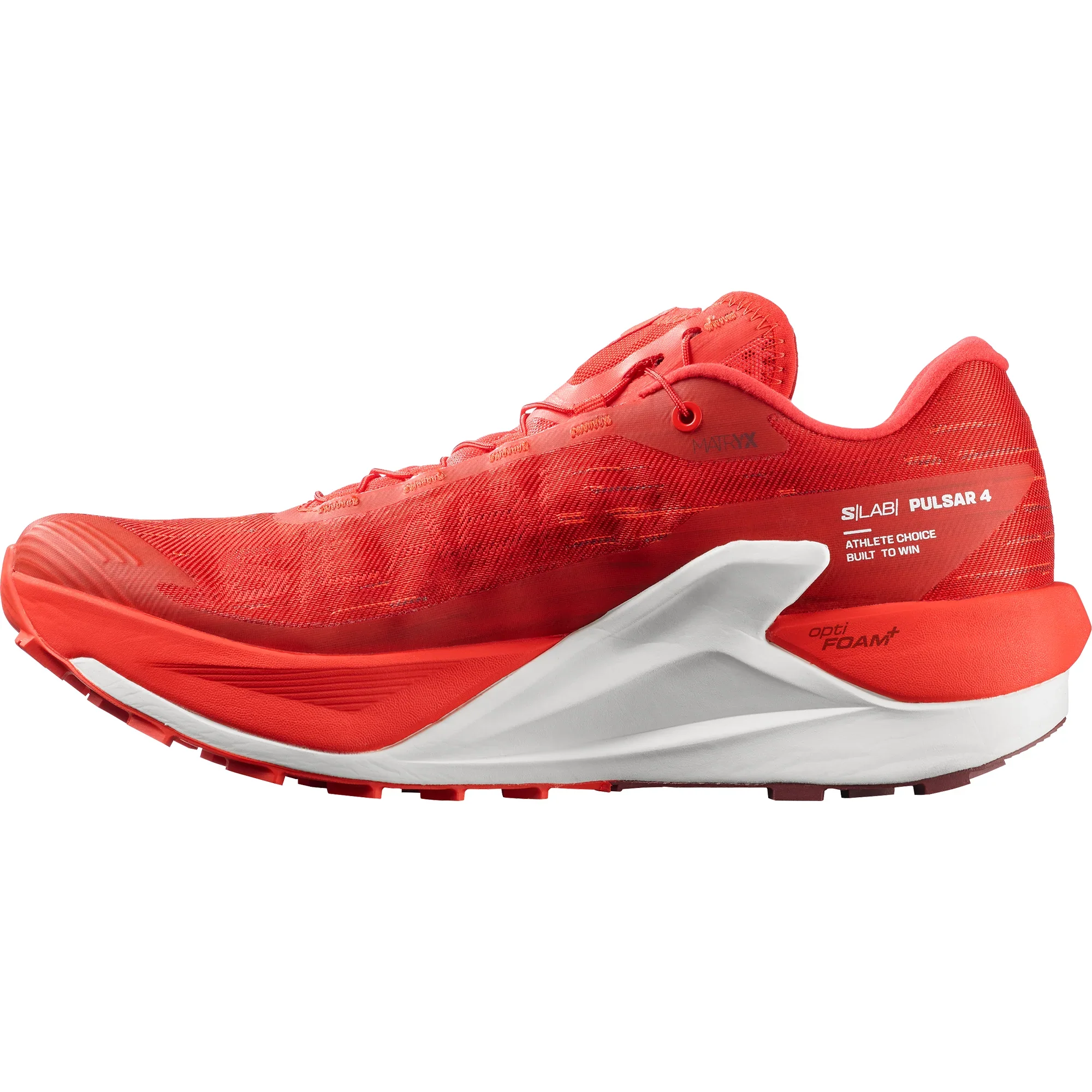 Salomon Unisex S/Lab PULSAR 4 - Fiery Red/Vanilla/Andorra - Trail - SS26 - Image 3