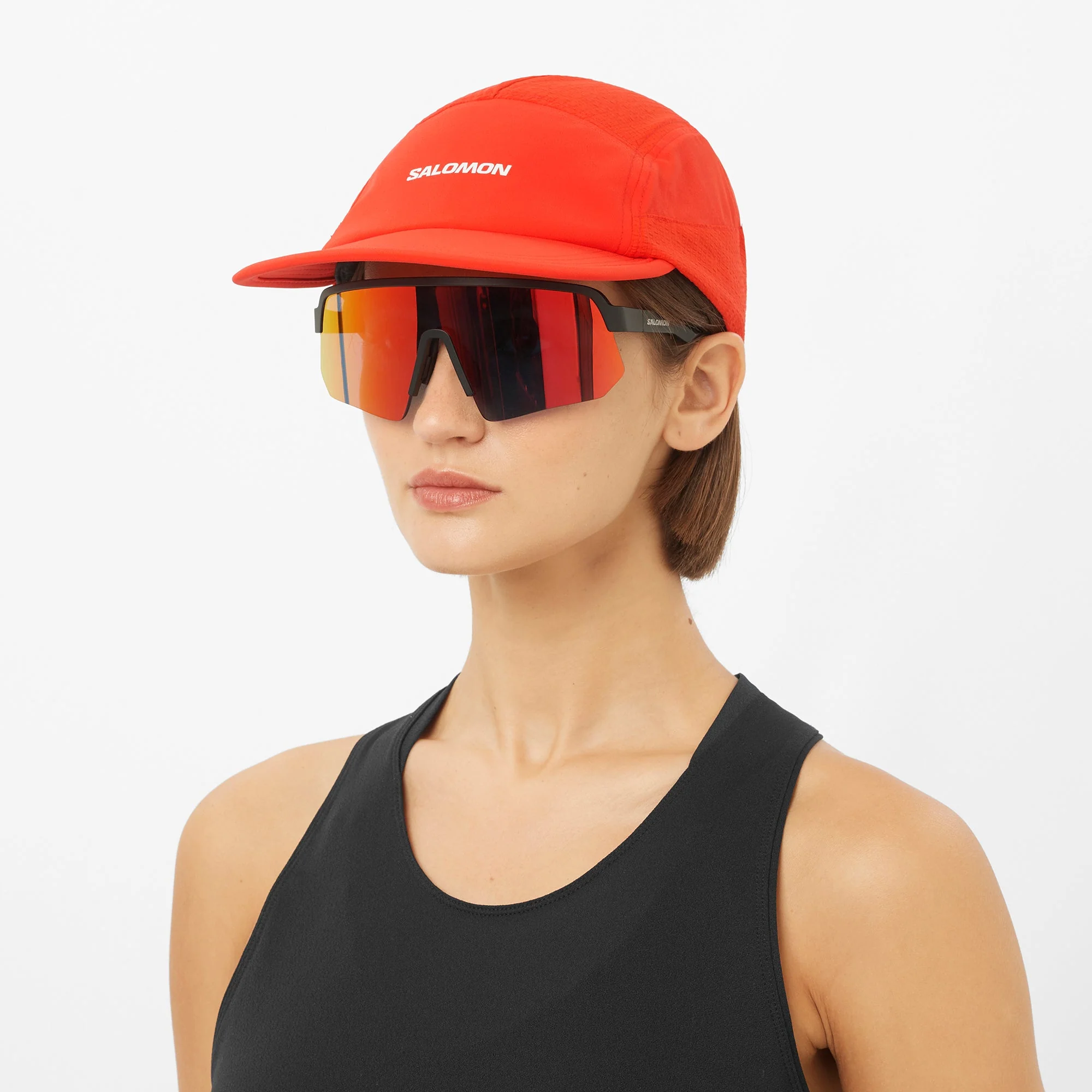 Salomon Unisex Sense Aero Cap - Fiery Red - Image 2