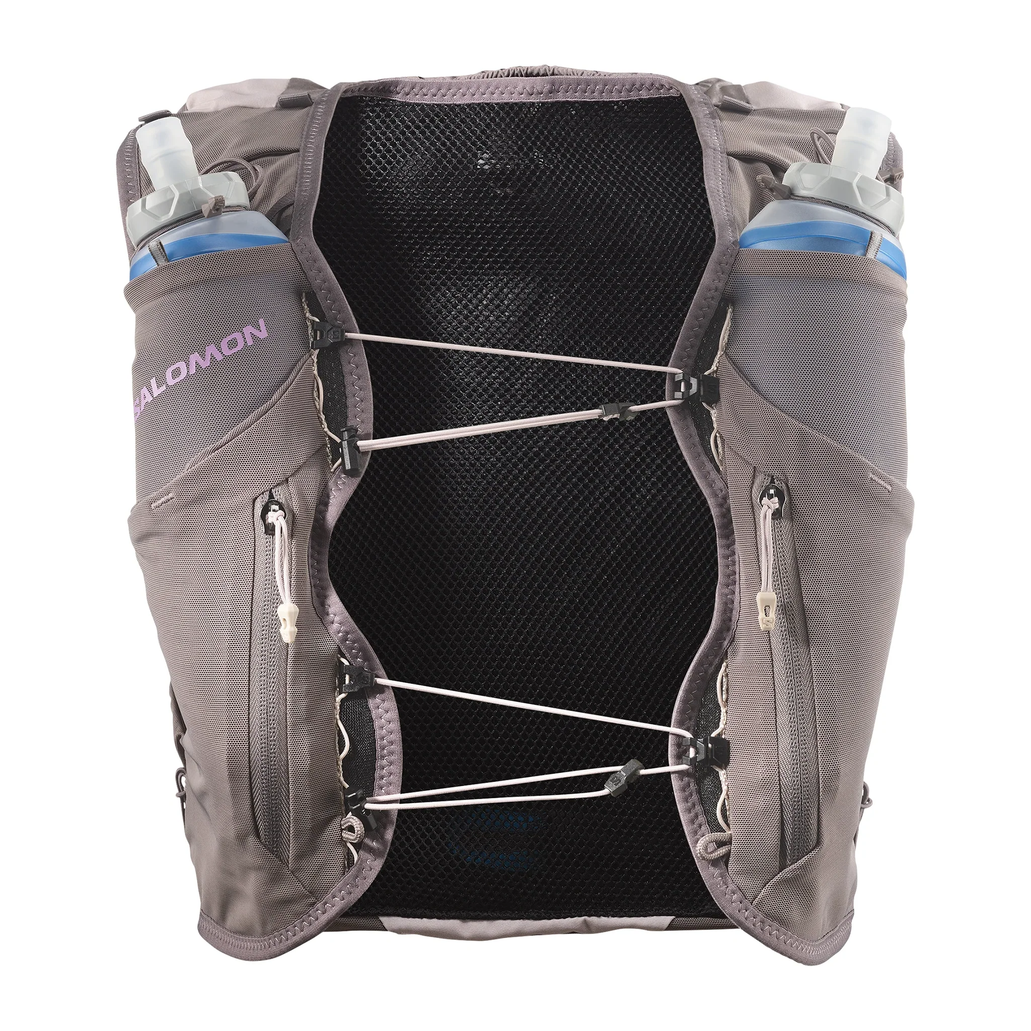 Salomon Womens ADV Skin 12 Womens Gradient Vest with Flasks - Iron/Shadow Gray - Image 2