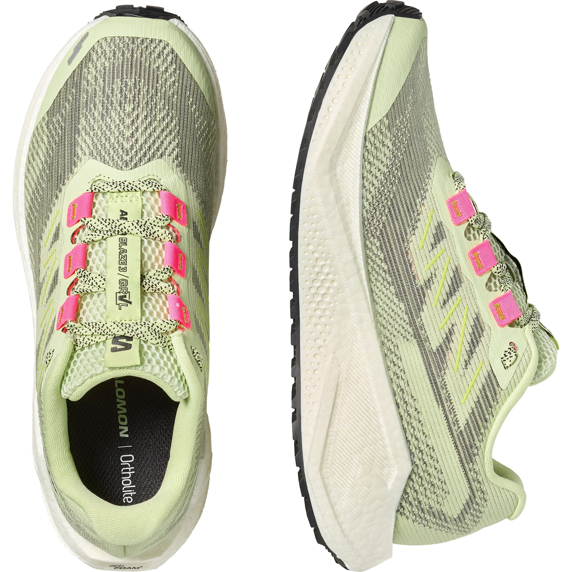 Salomon Womens Aero Blaze 3 GRVL - Butterfly/Knockout Pink/Black - Trail - SS26 - Image 5
