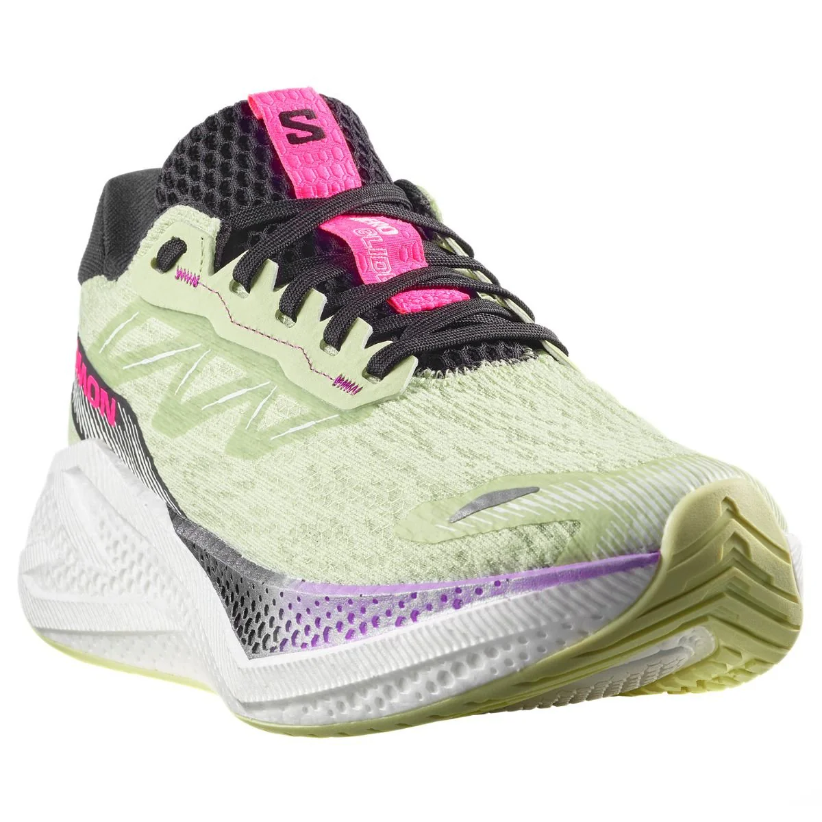 Salomon Womens Aero Glide 4 - Butterfly/White/Black - Neutral - SS26 - Image 3