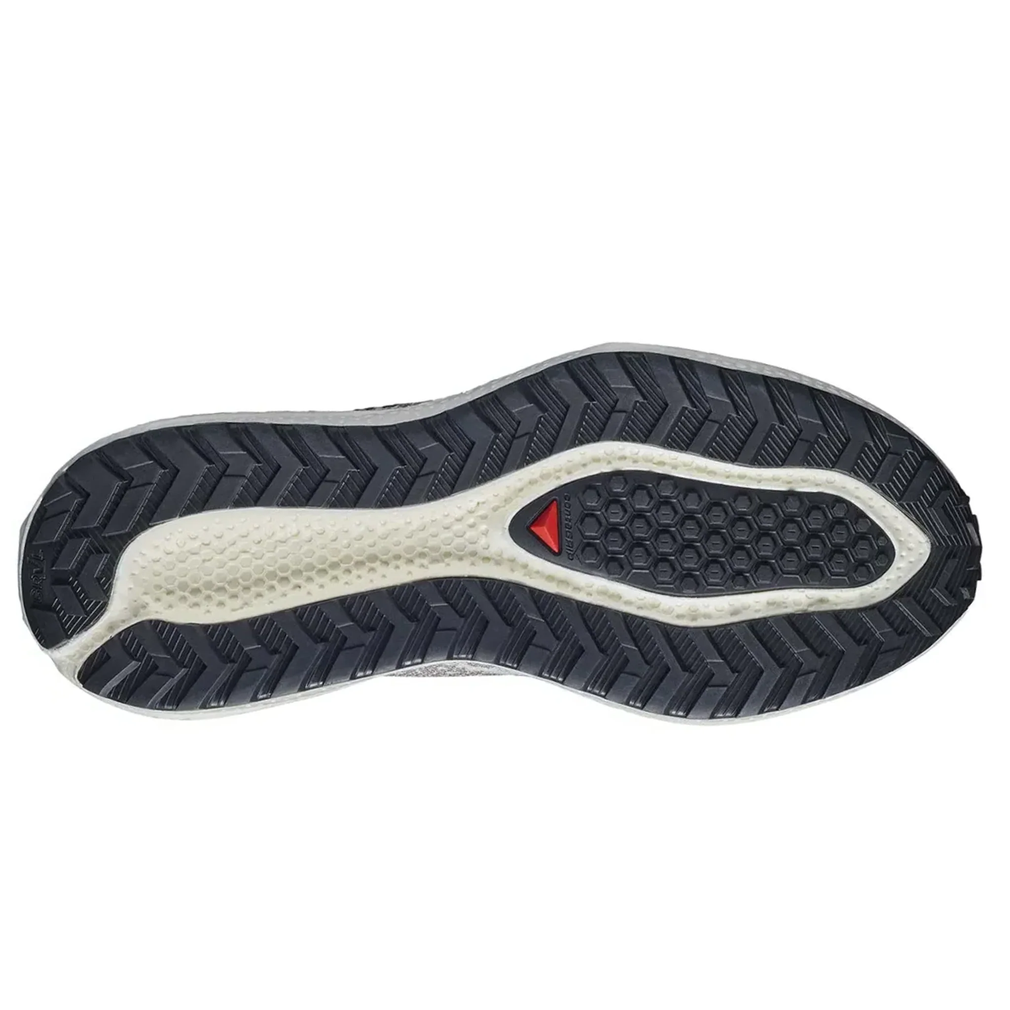 Salomon Womens Aero Glide 4 GRVL - Vanilla Ice/Black/Iron - Trail - SS26 - Image 2