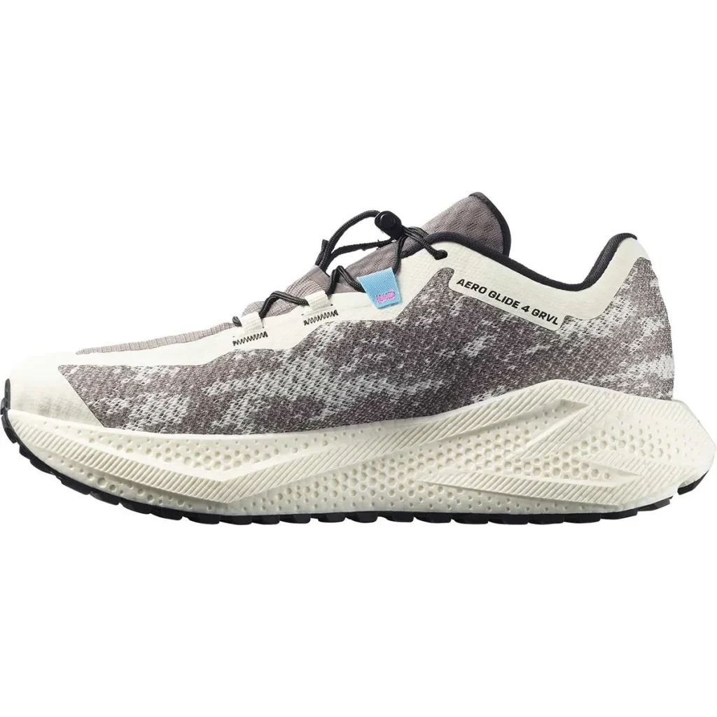 Salomon Mens Aero Glide 4 GRVL - Vanilla Ice/Black/Iron - Trail - SS26 - Image 3