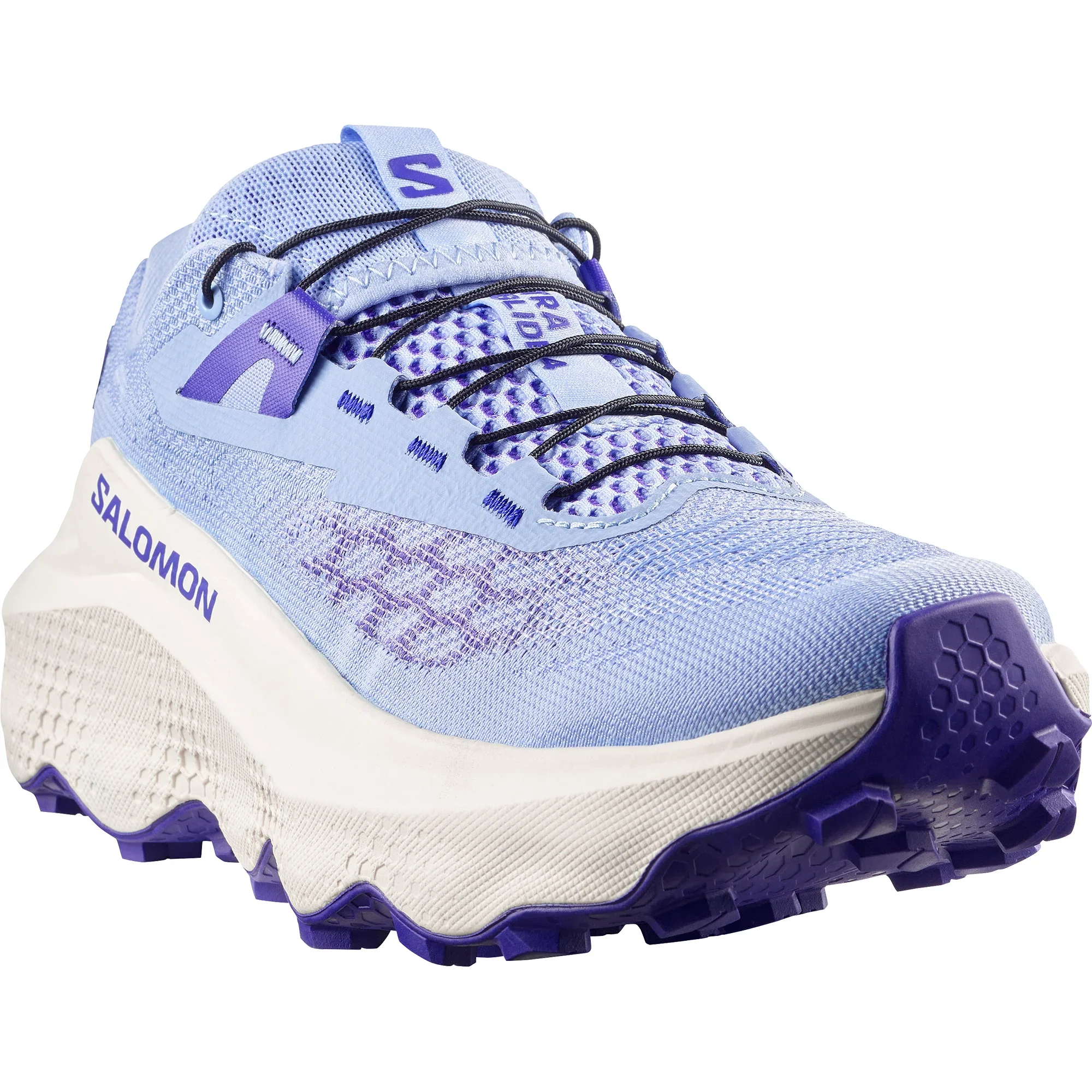 Salomon Womens Ultra Glide 4 - Brunnera Blue/Vanilla Ice/Deep Blue - Trail - SS26 - Image 4