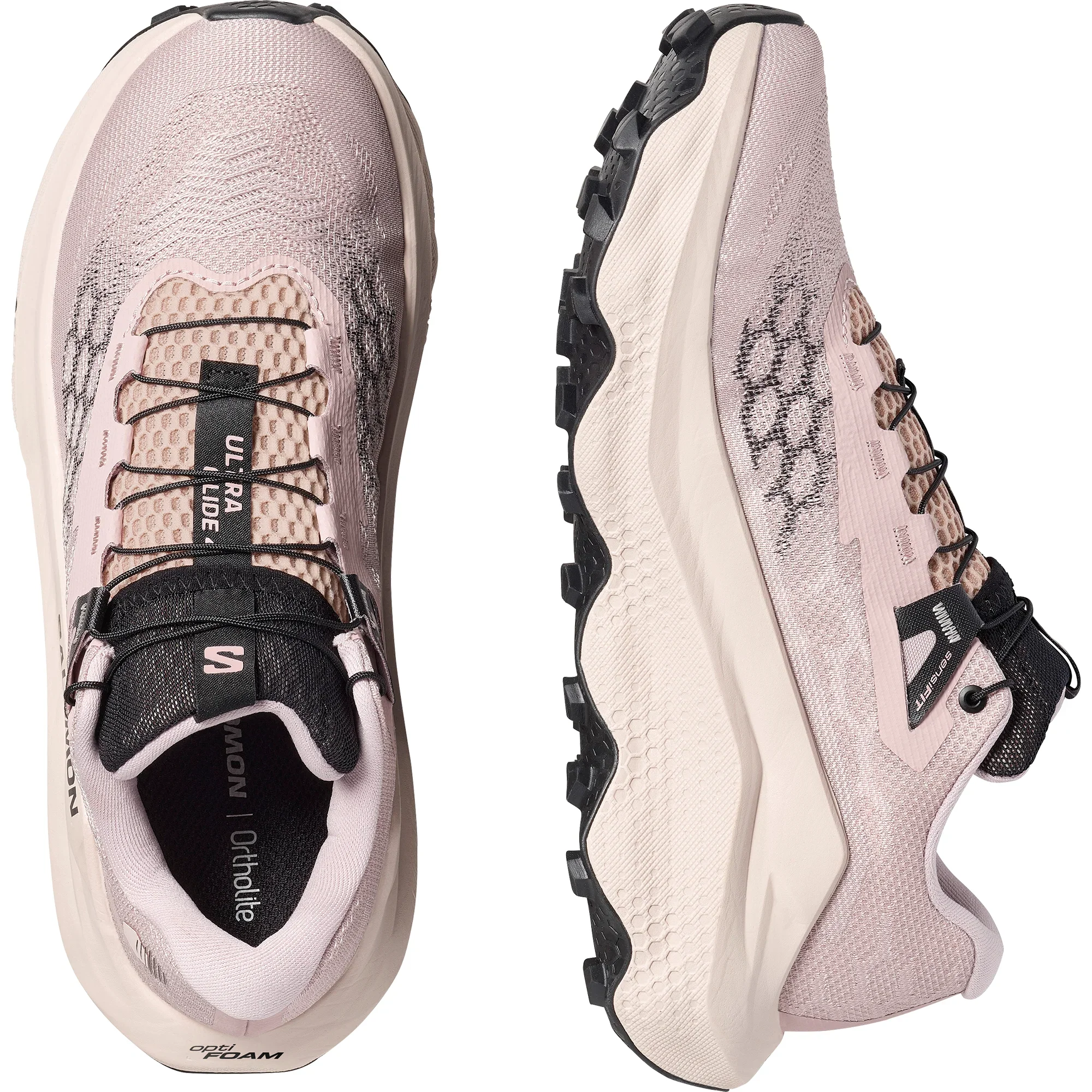 Salomon Womens Ultra Glide 4 - Shadow Grey/Tapioca/Black - Trail - SS26 - Image 5