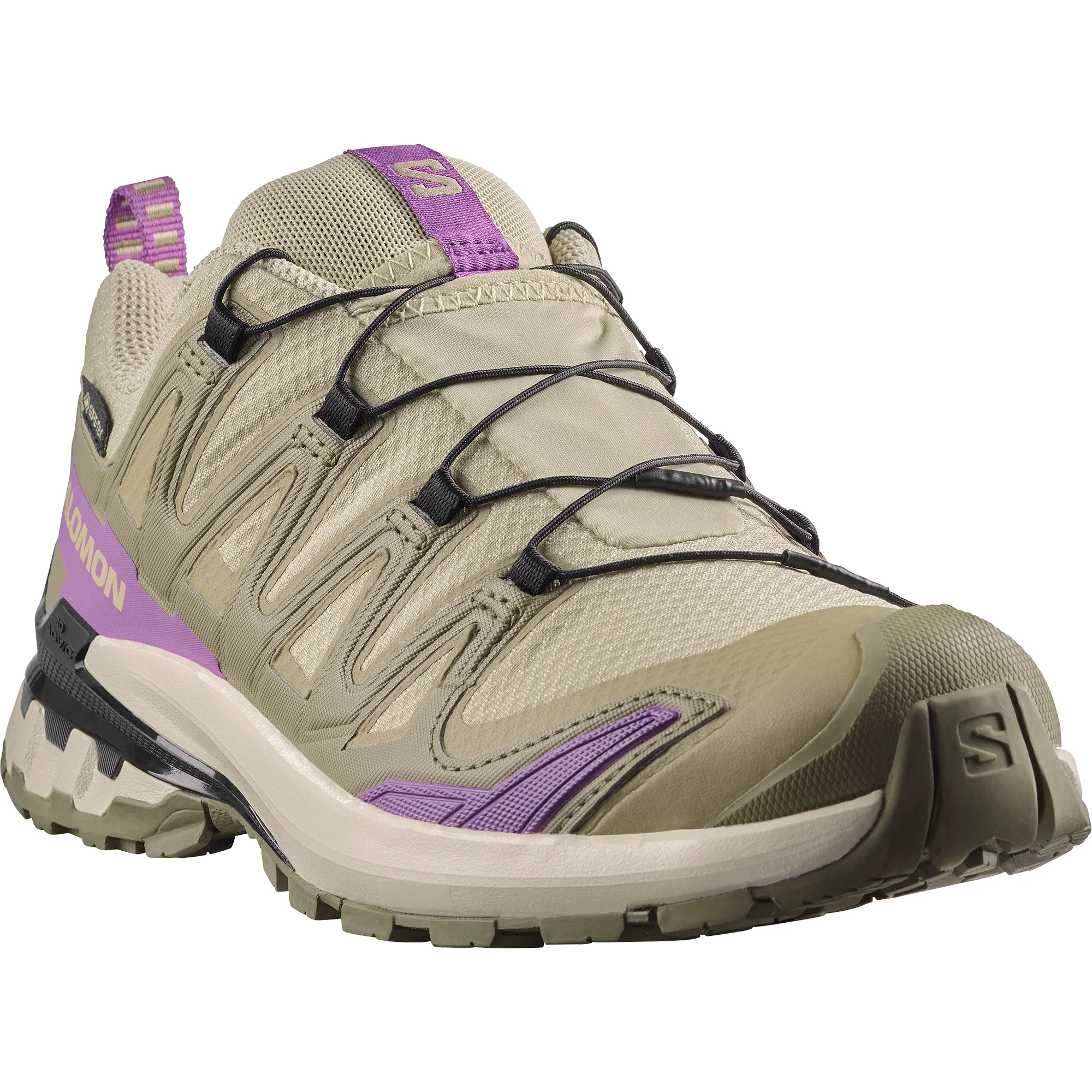 Salomon Womens XA Pro 3D V9 GTX - Bog/Aloe/Concord Grape - Trail - SS26 - Image 4