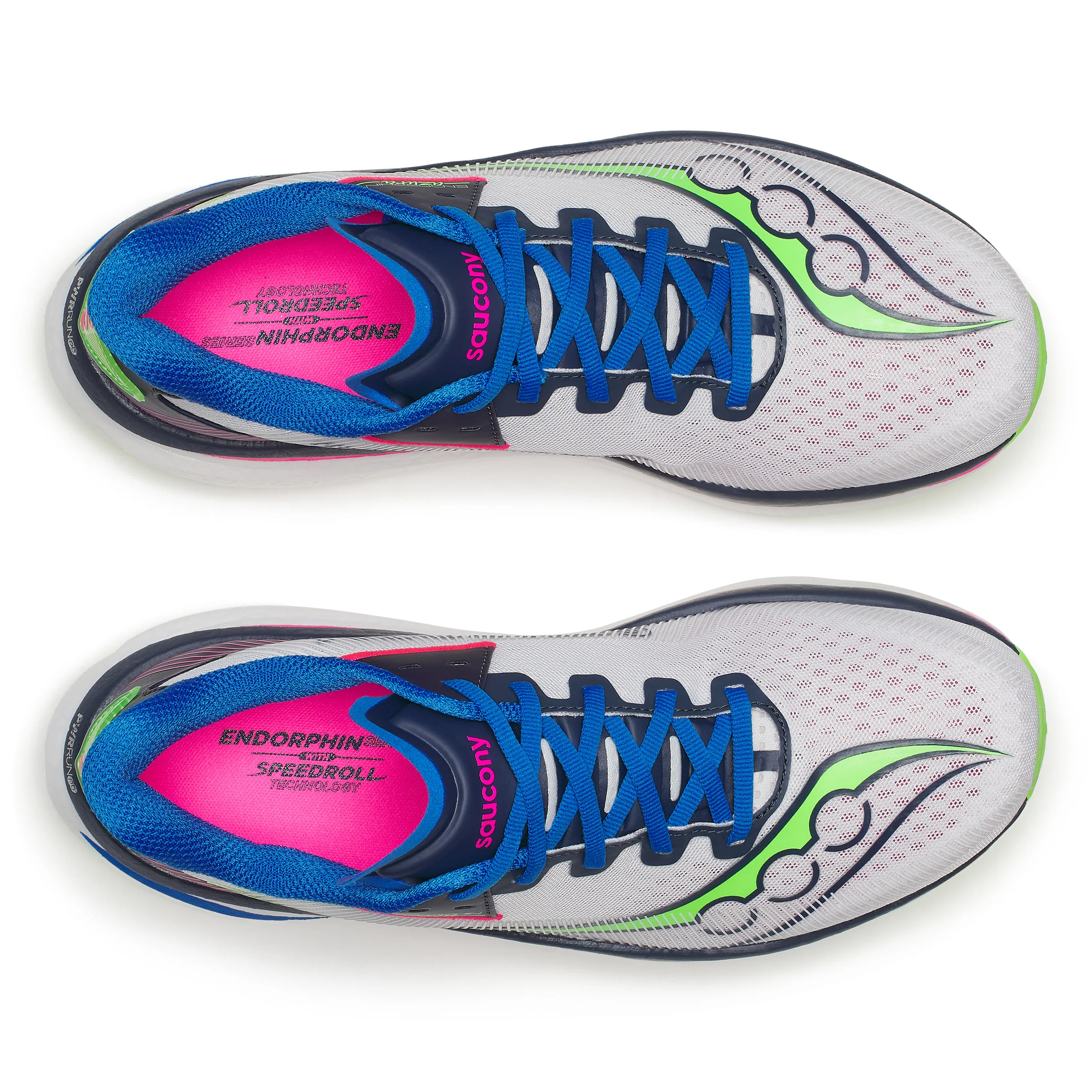 Saucony Mens Endorphin Azura - White/Navy - Neutral - SS26 - Image 5