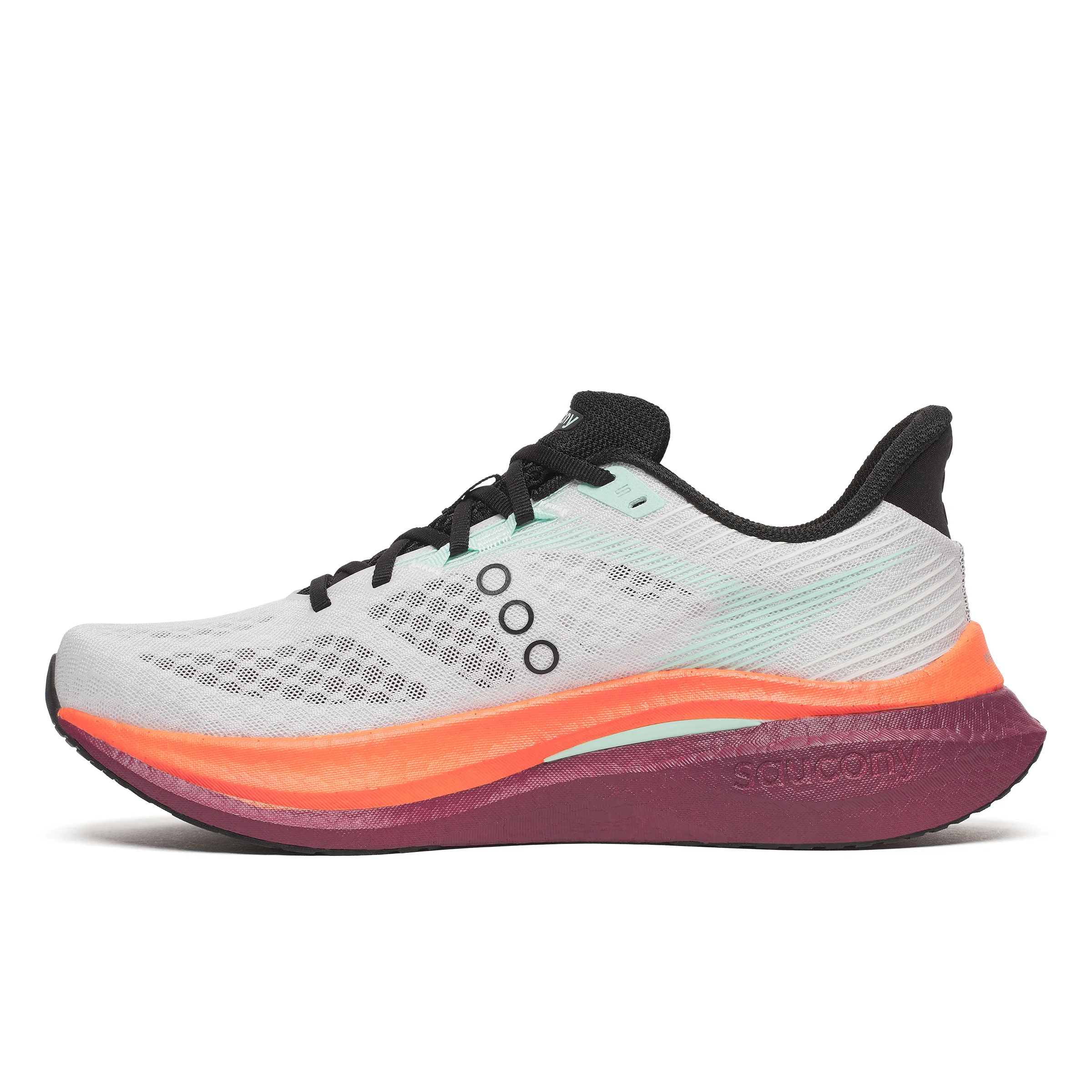 Saucony Mens Endorphin Speed 5 - White/Crimson - Neutral - SS26 - Image 4