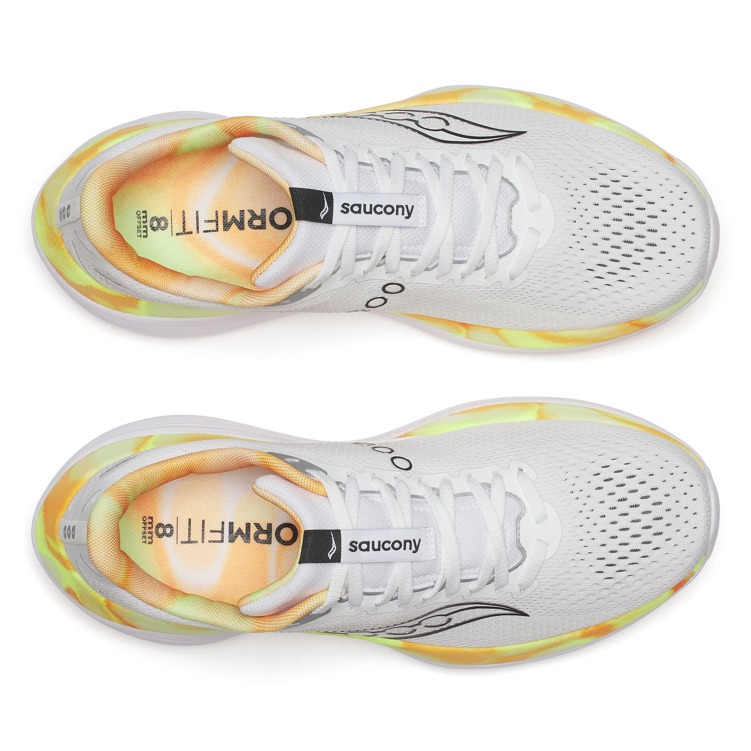 Saucony Mens Endorphin Trainer - White/Black - Neutral - SS25 - Image 6