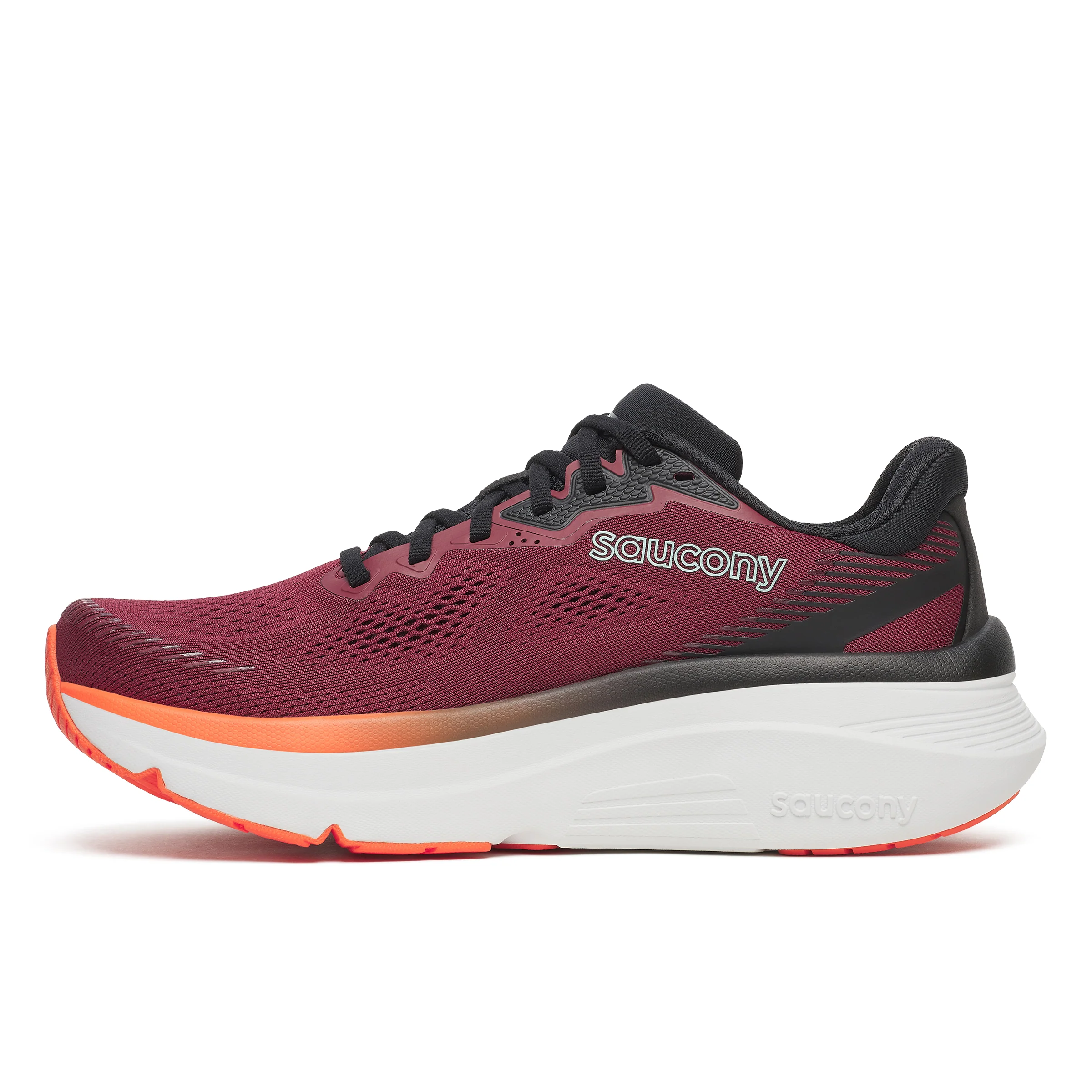 Saucony Mens Guide 19 - Crimson/Fire - Stability - SS26 - Image 3