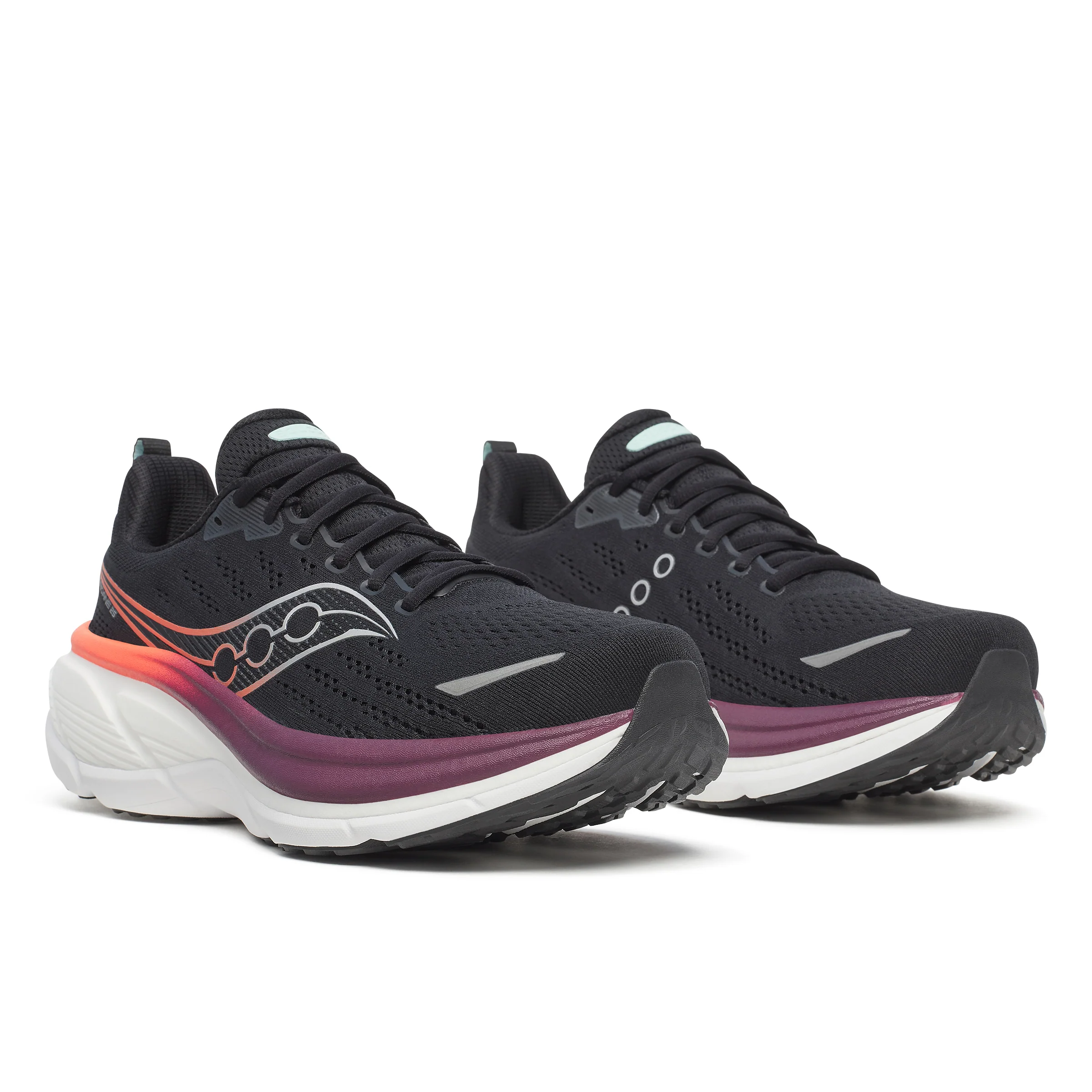 Saucony Mens Hurricane 25 - Black/Crimson - Stability - SS26 - Image 5