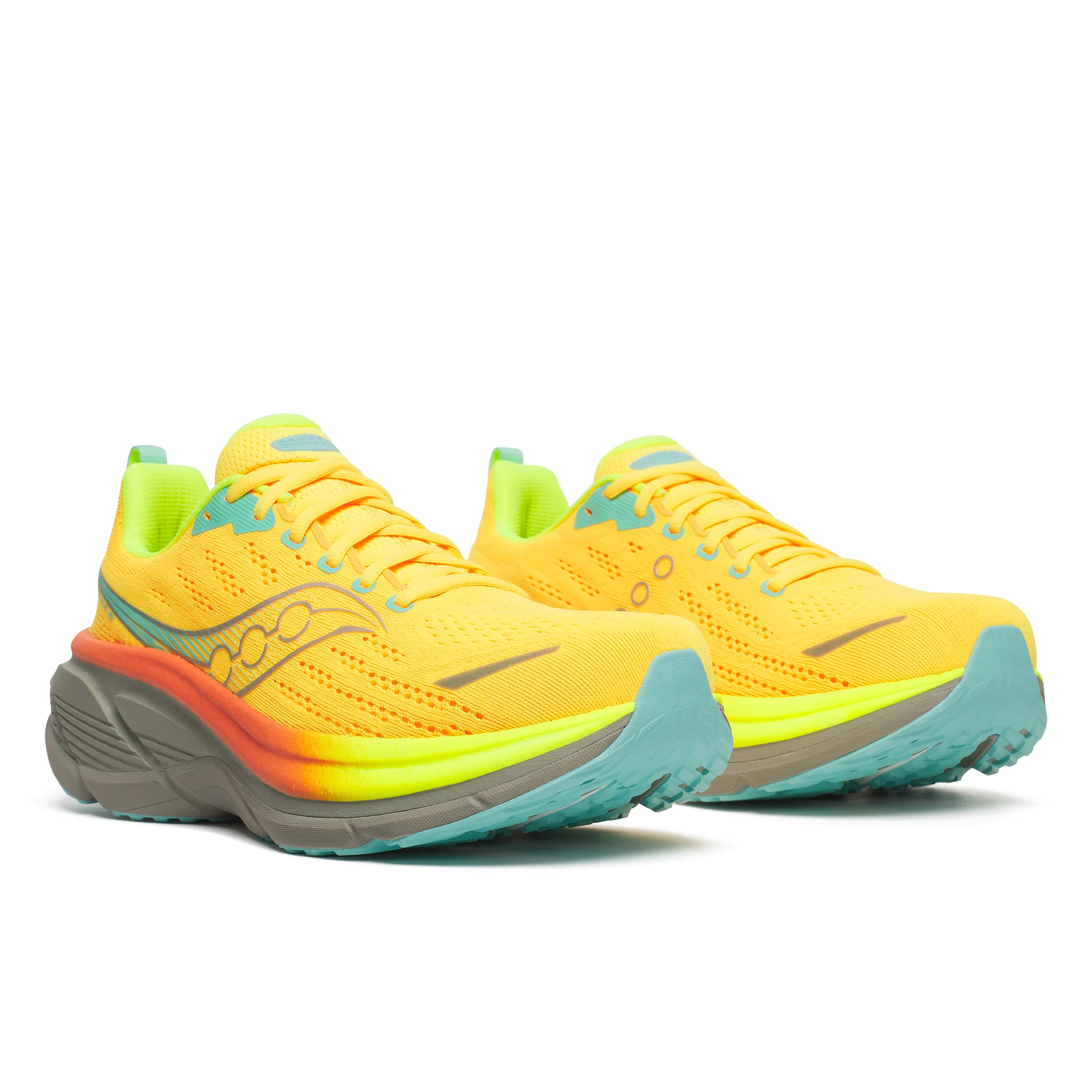 Saucony Mens Hurricane 25 - Vizigold/Laurel - Stability - SS26 - Image 4