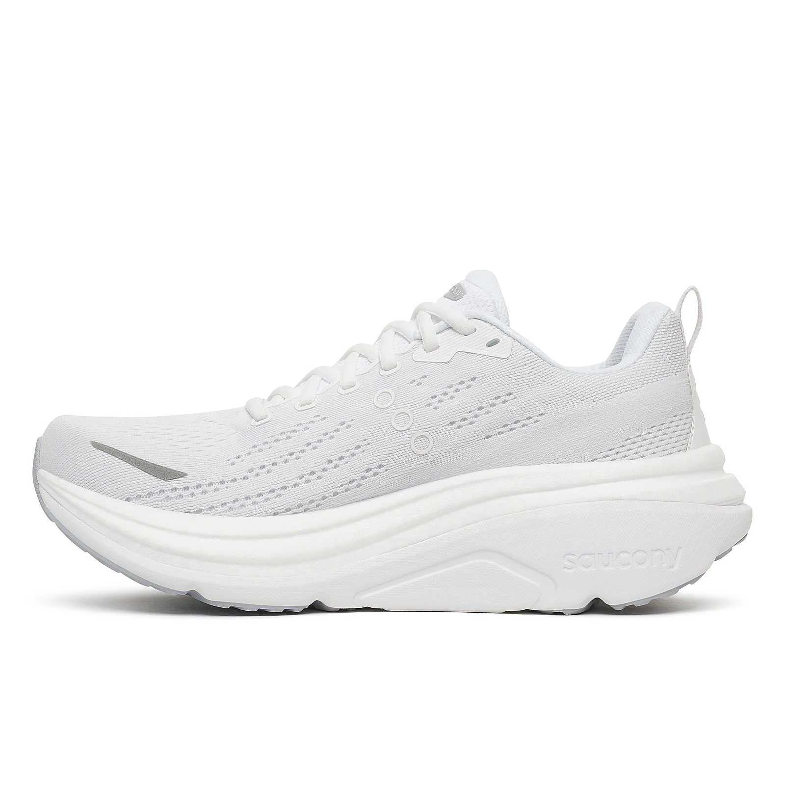 Saucony Mens Hurricane 25 - White - Stability - AW25 - Image 3