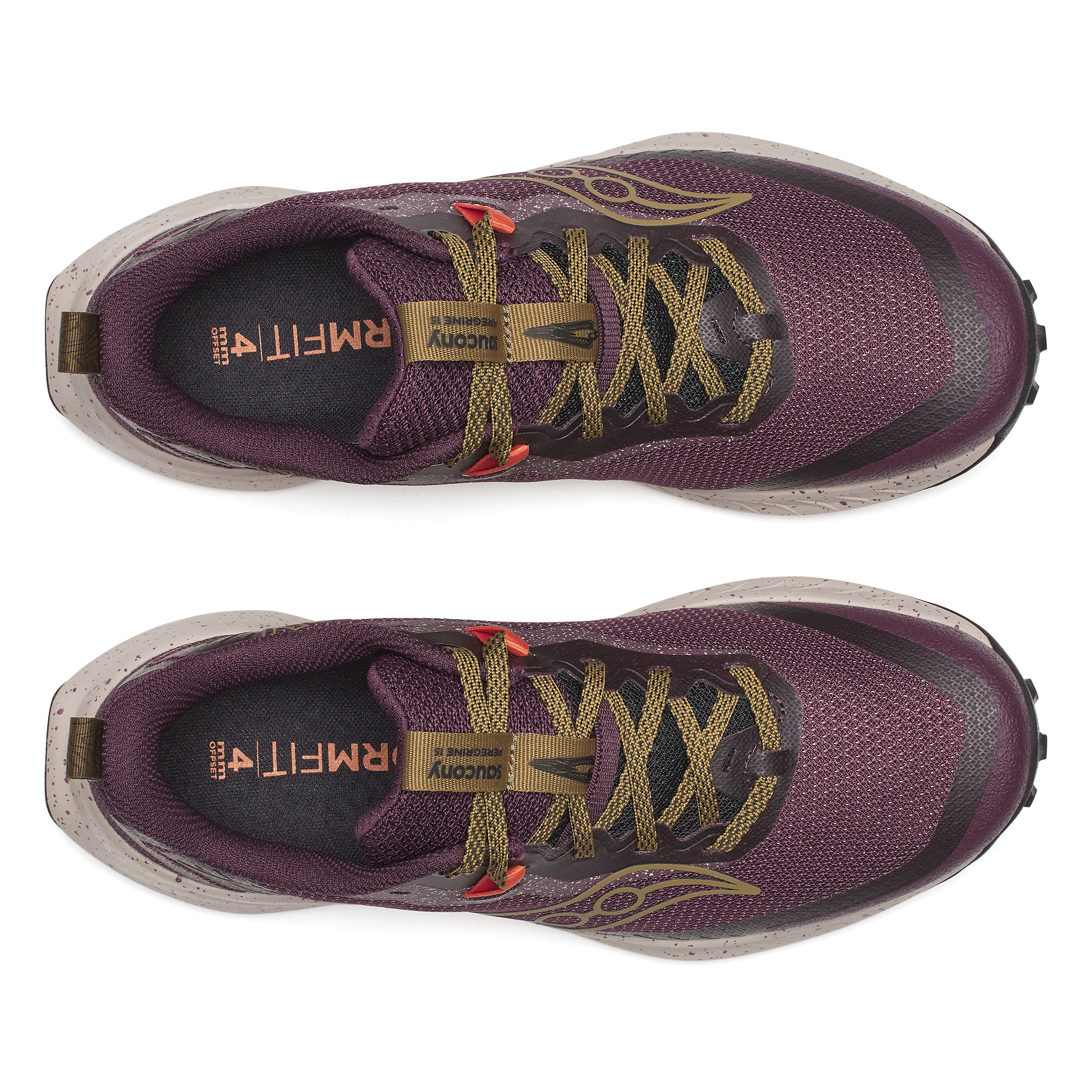 Saucony Womens Peregrine 15 - Wine/Kodiak - Trail - AW25 - Image 5