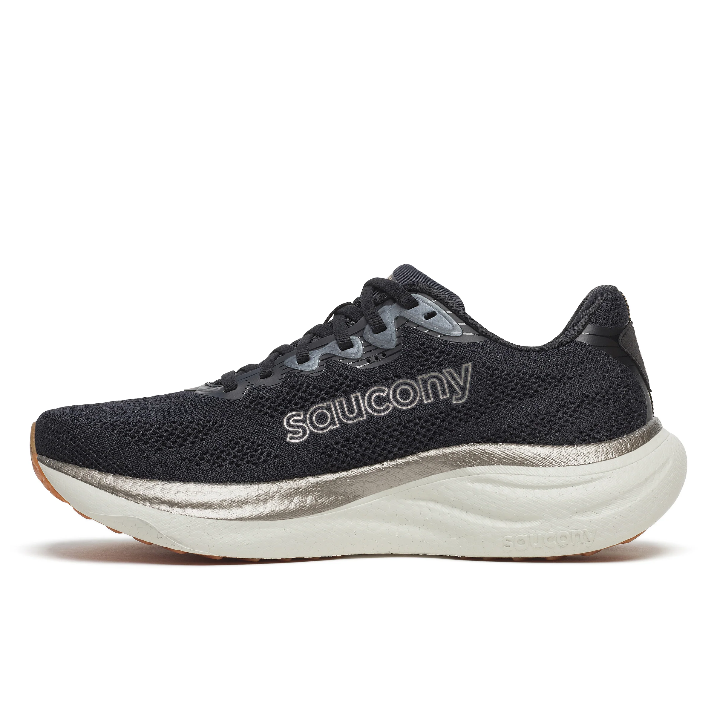 Saucony Mens Ride 19 - Black/Pewter - Neutral - SS26 - Image 4