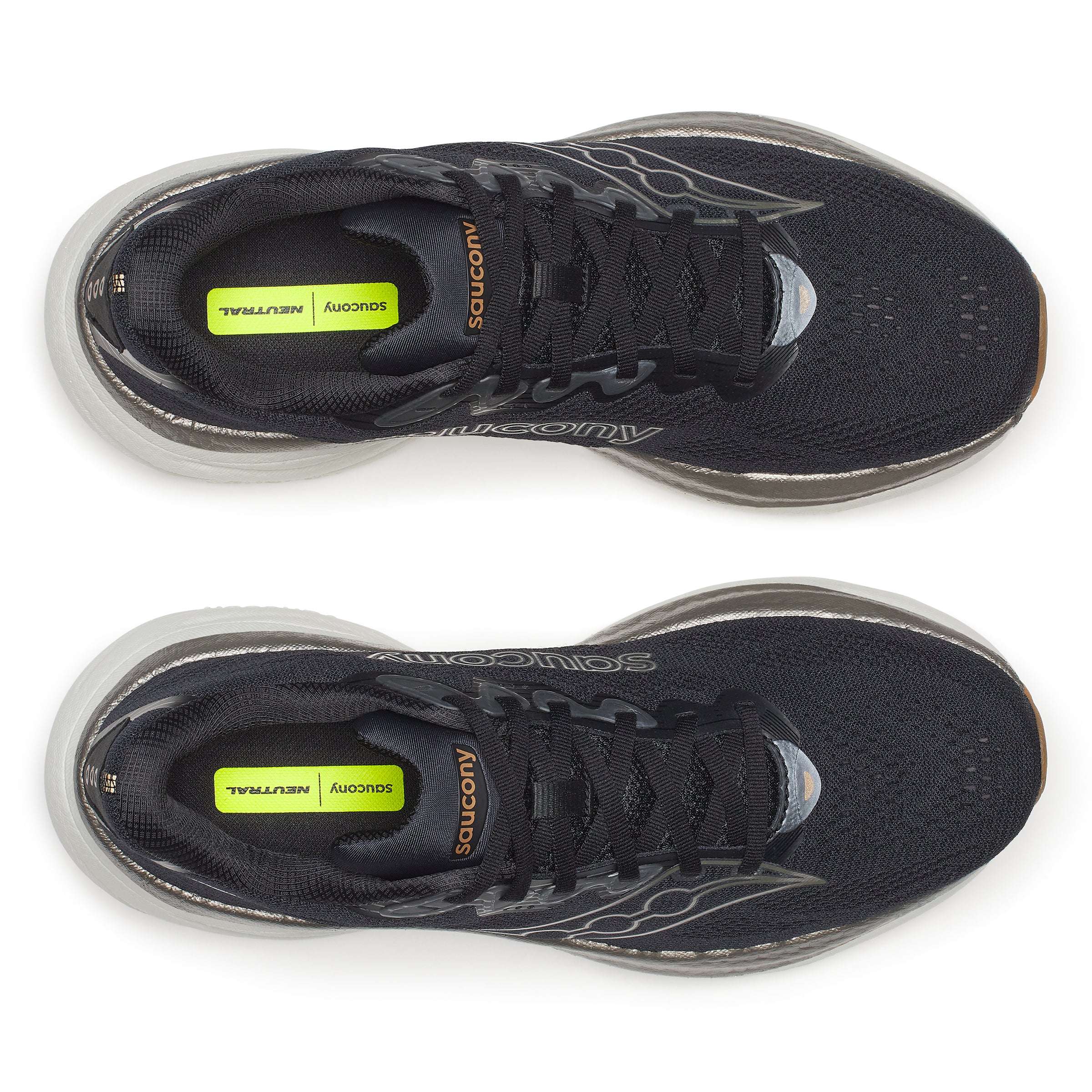 Saucony Mens Ride 19 - Black/Pewter - Neutral - SS26 - Image 6