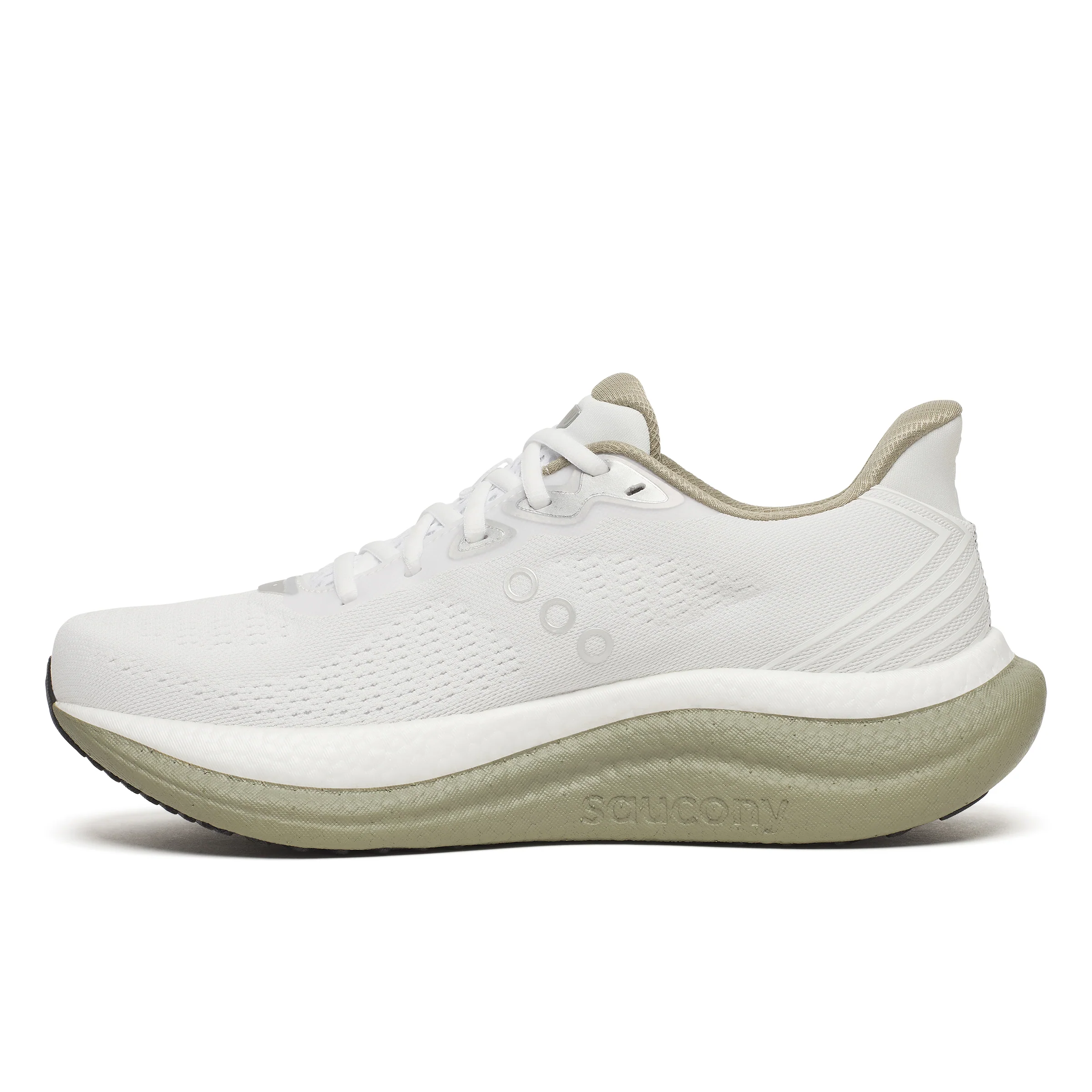 Saucony Mens Triumph 23 - White/Laurel - Neutral - SS26 - Image 4