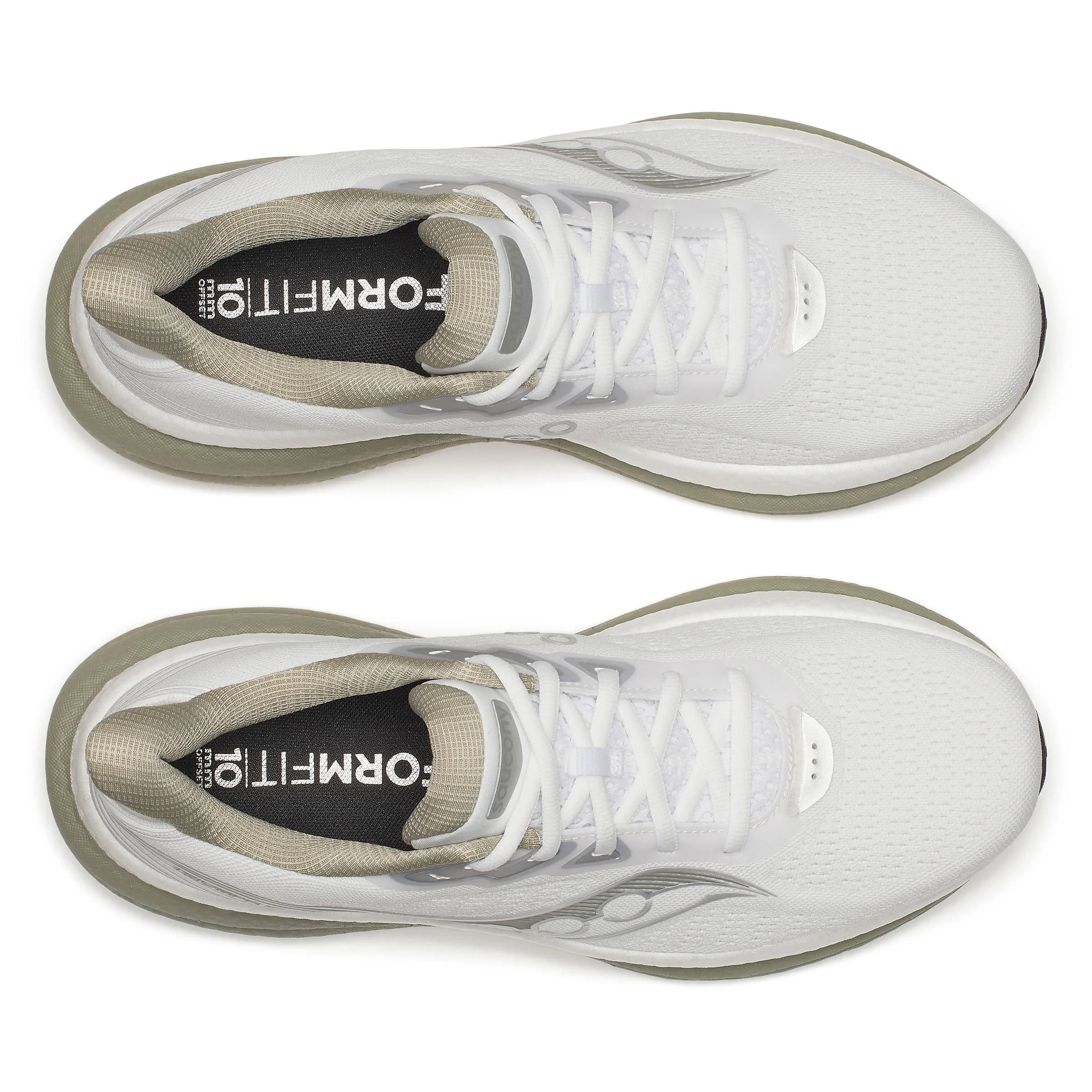 Saucony Mens Triumph 23 - White/Laurel - Neutral - SS26 - Image 6